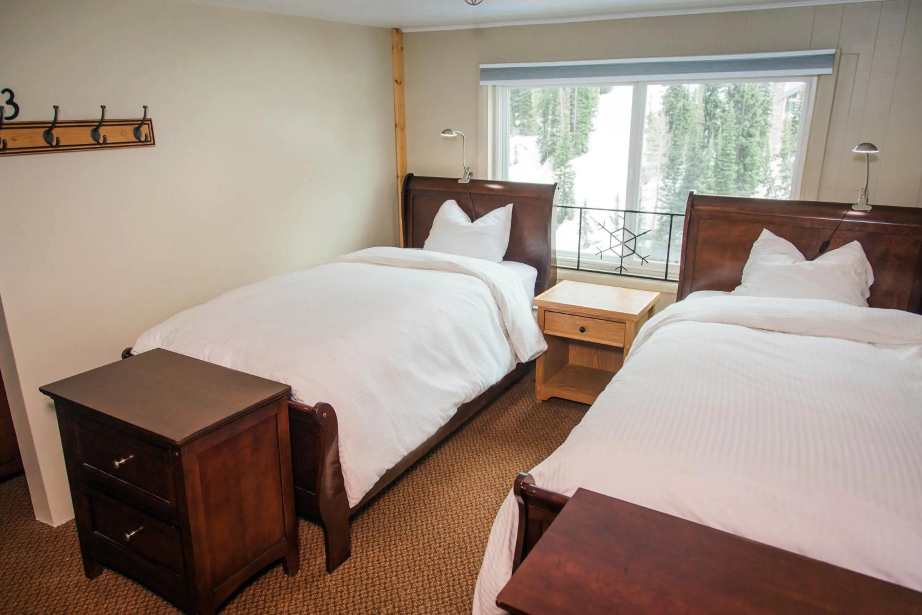 Bed in Alta Peruvian Lodge