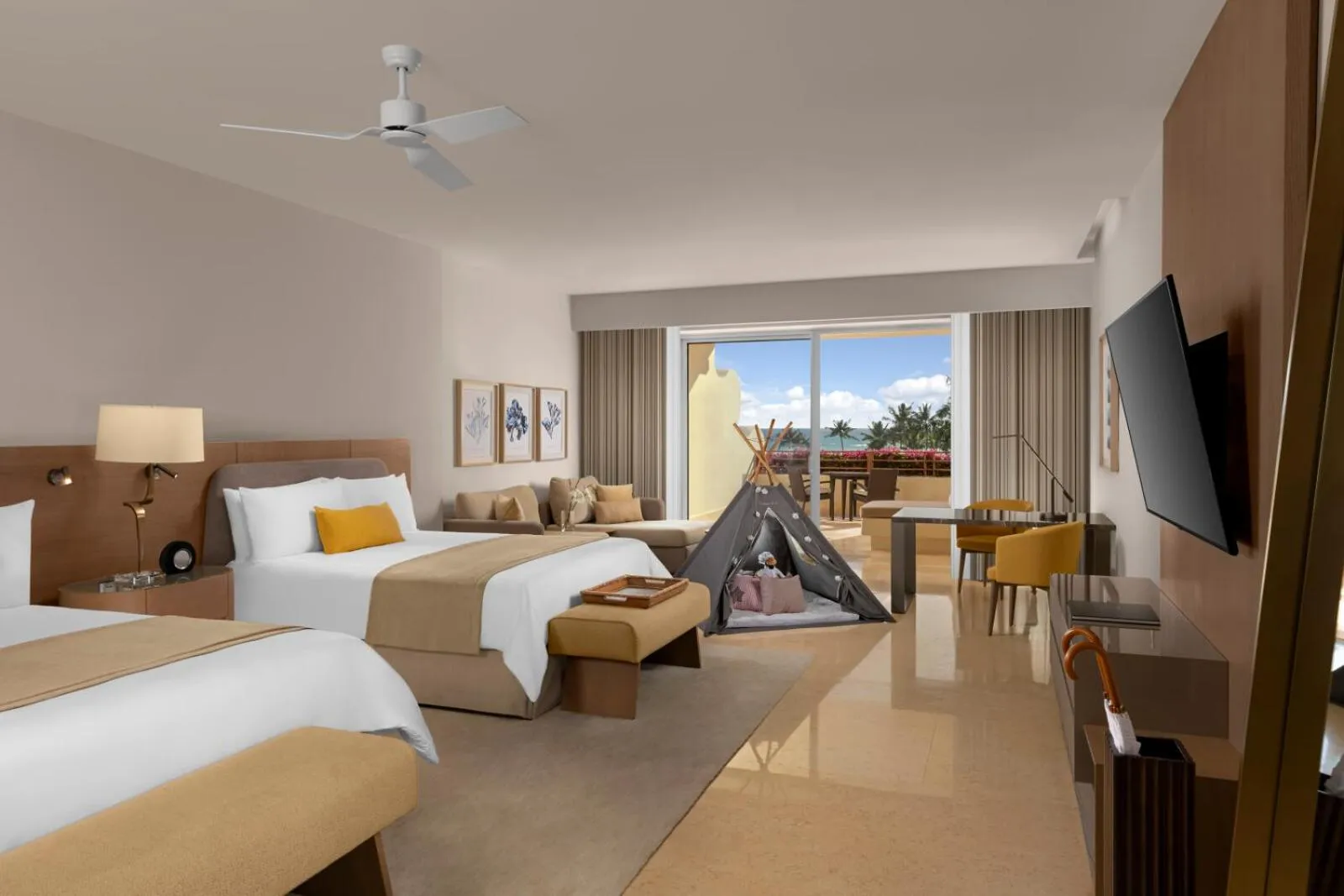 Bedroom, Bed in Grand Velas Riviera Maya - All Inclusive