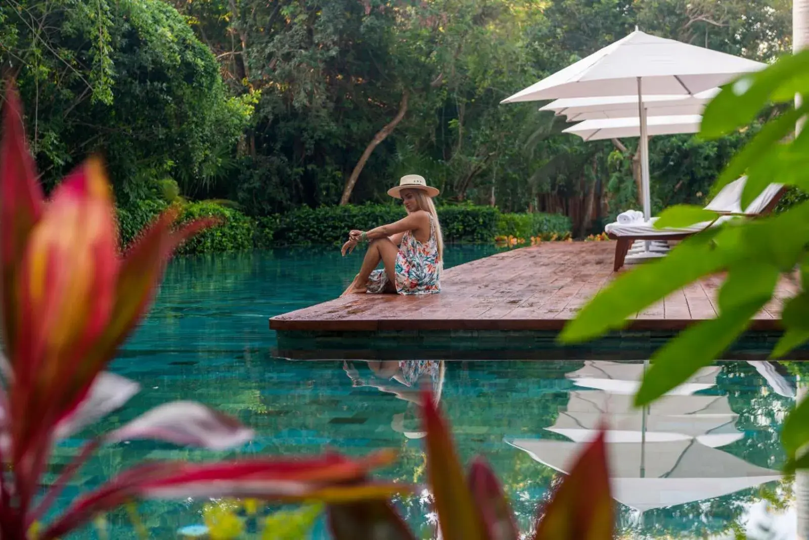 Pool view in Grand Velas Riviera Maya - All Inclusive Pool view in Grand Velas Riviera Maya - All Inclusive
