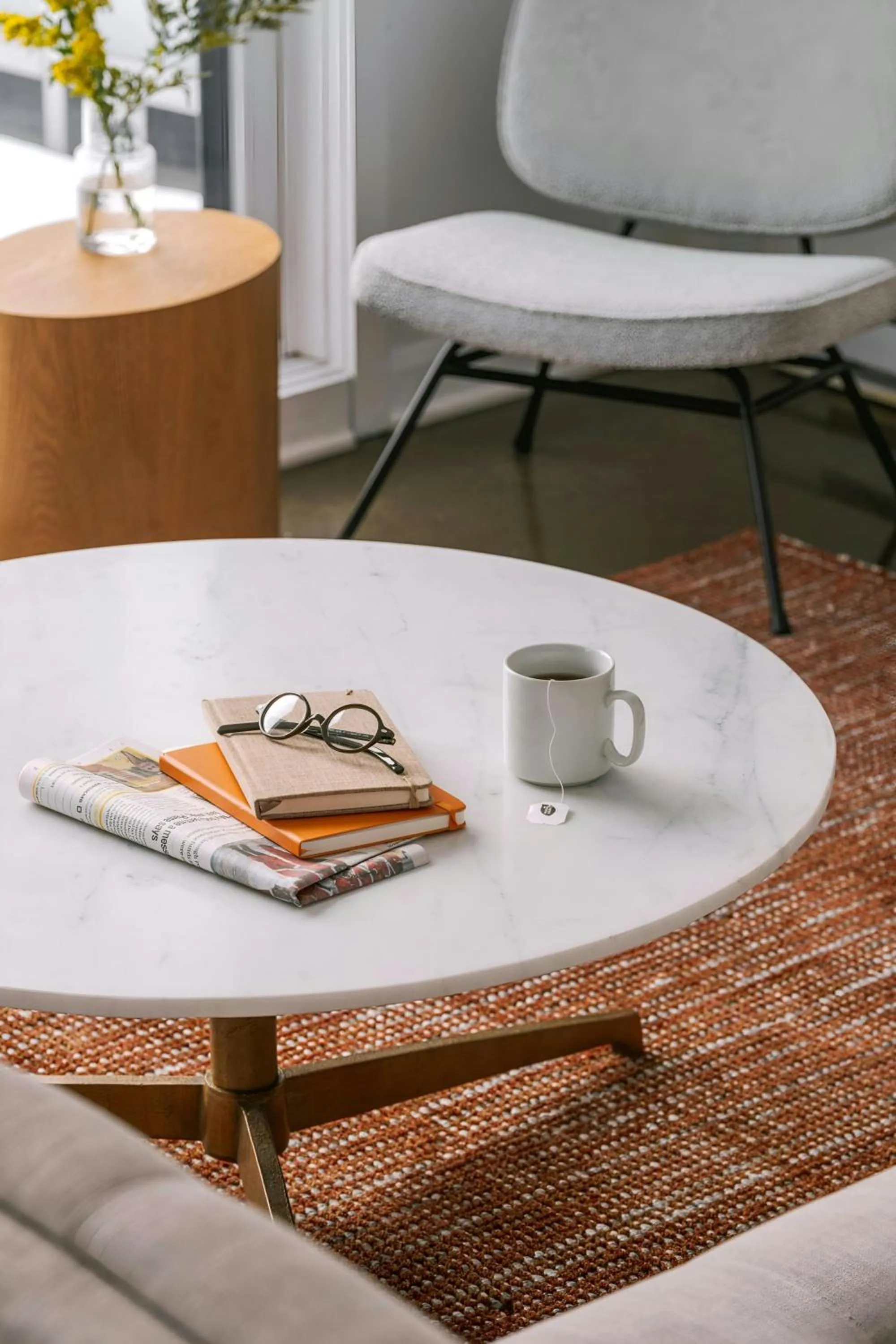Living room in Sonder by Marriott Bonvoy Penny Lane Apartments Old Montreal