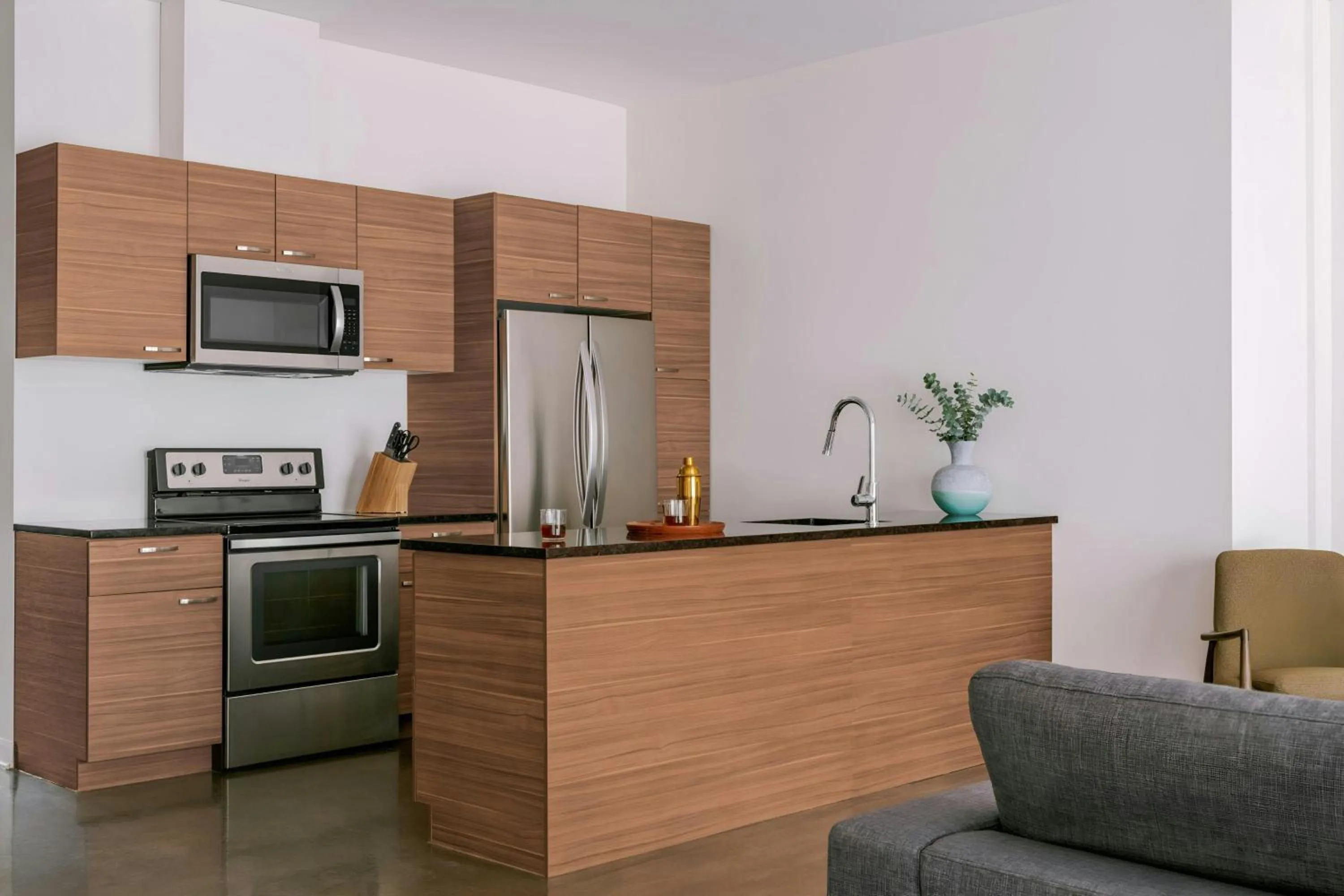 Kitchen or kitchenette in Sonder by Marriott Bonvoy Penny Lane Apartments Old Montreal