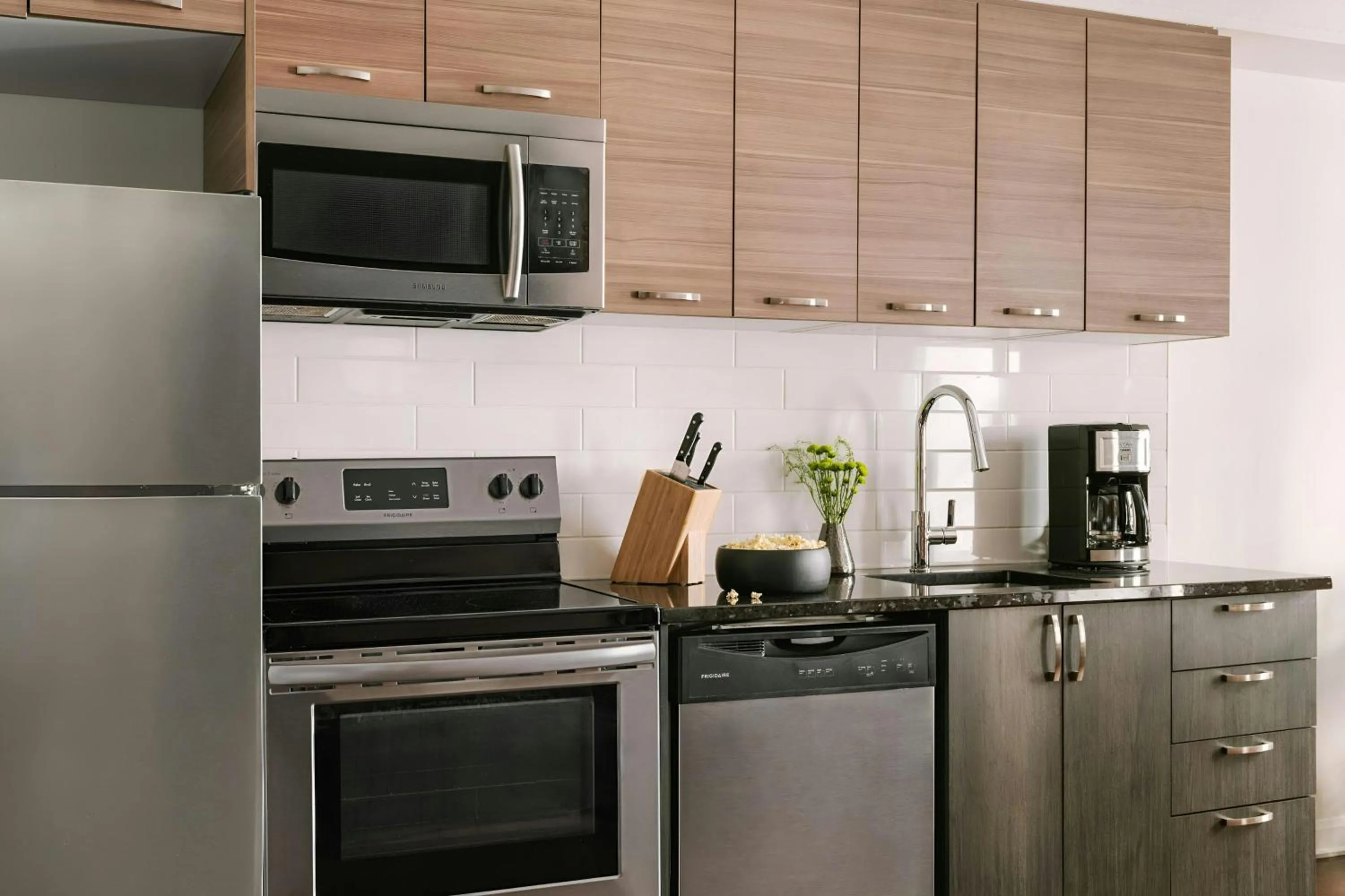 Kitchen or kitchenette in Sonder by Marriott Bonvoy Penny Lane Apartments Old Montreal