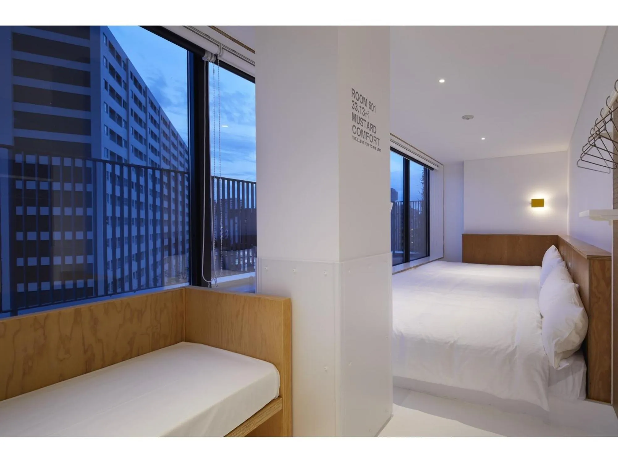 Bed in Mustard Hotel Shibuya