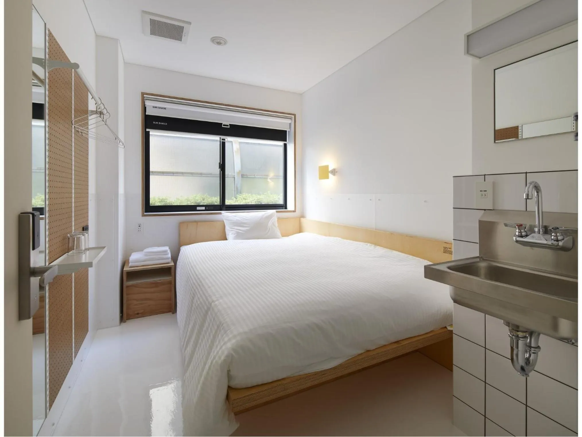 Bed in Mustard Hotel Shibuya