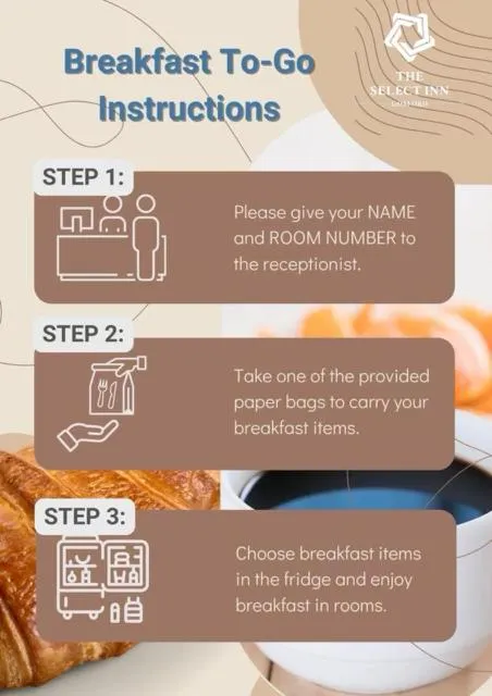 Breakfast in The Select Inn Gosford