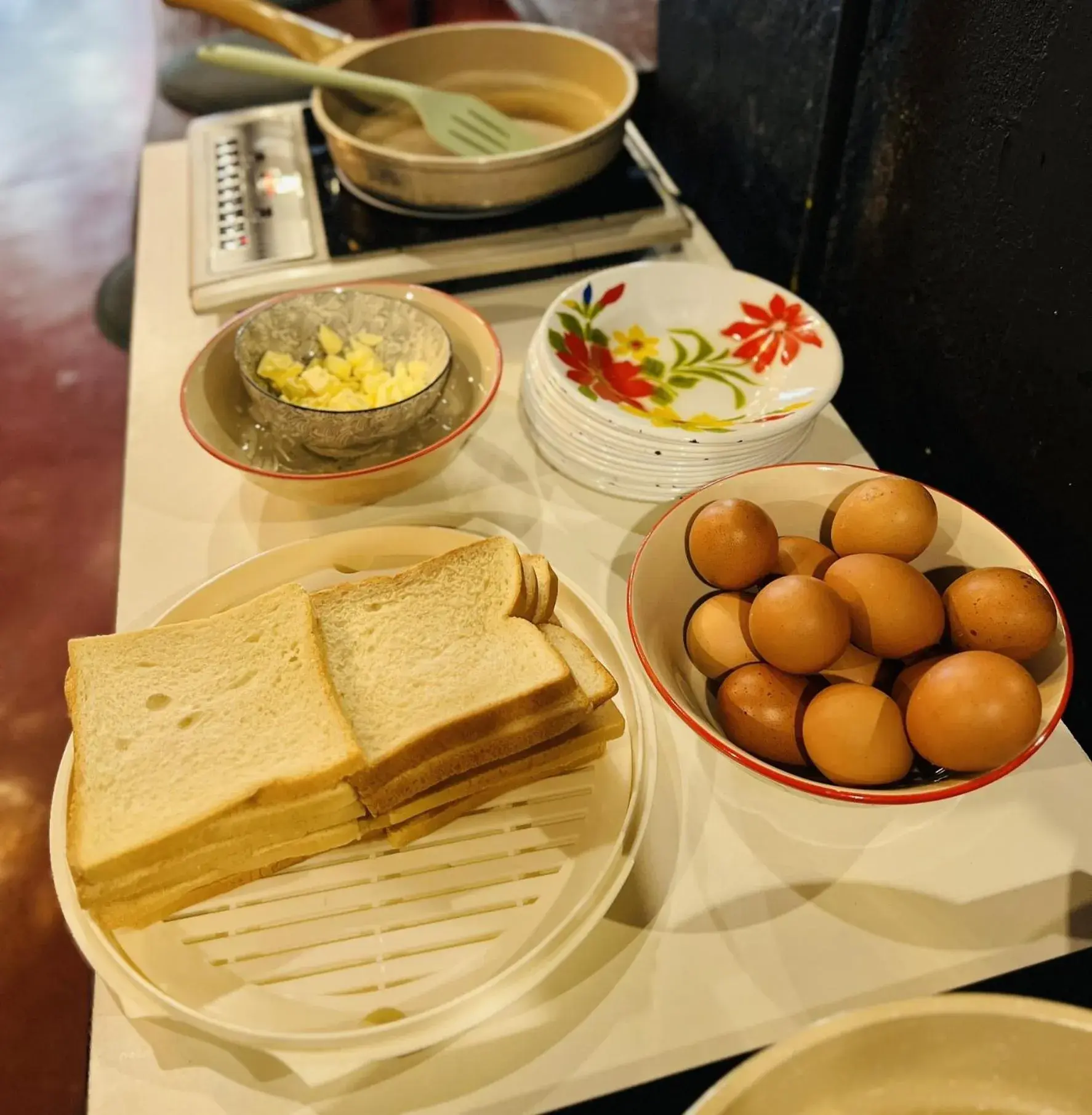 Breakfast in Tian Tian Hostel Breakfast in Tian Tian Hostel