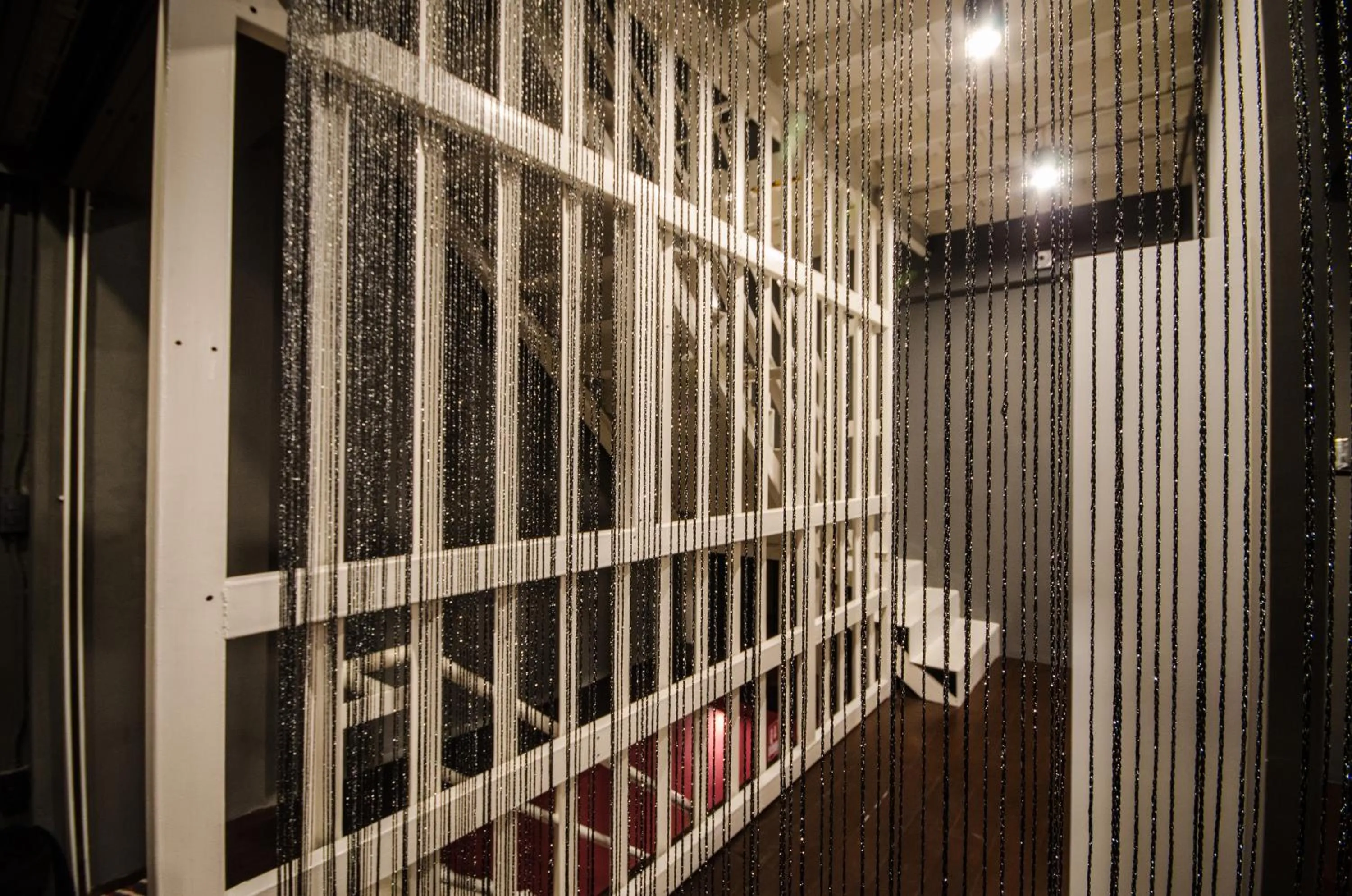 Decorative detail, Bed in Tian Tian Hostel