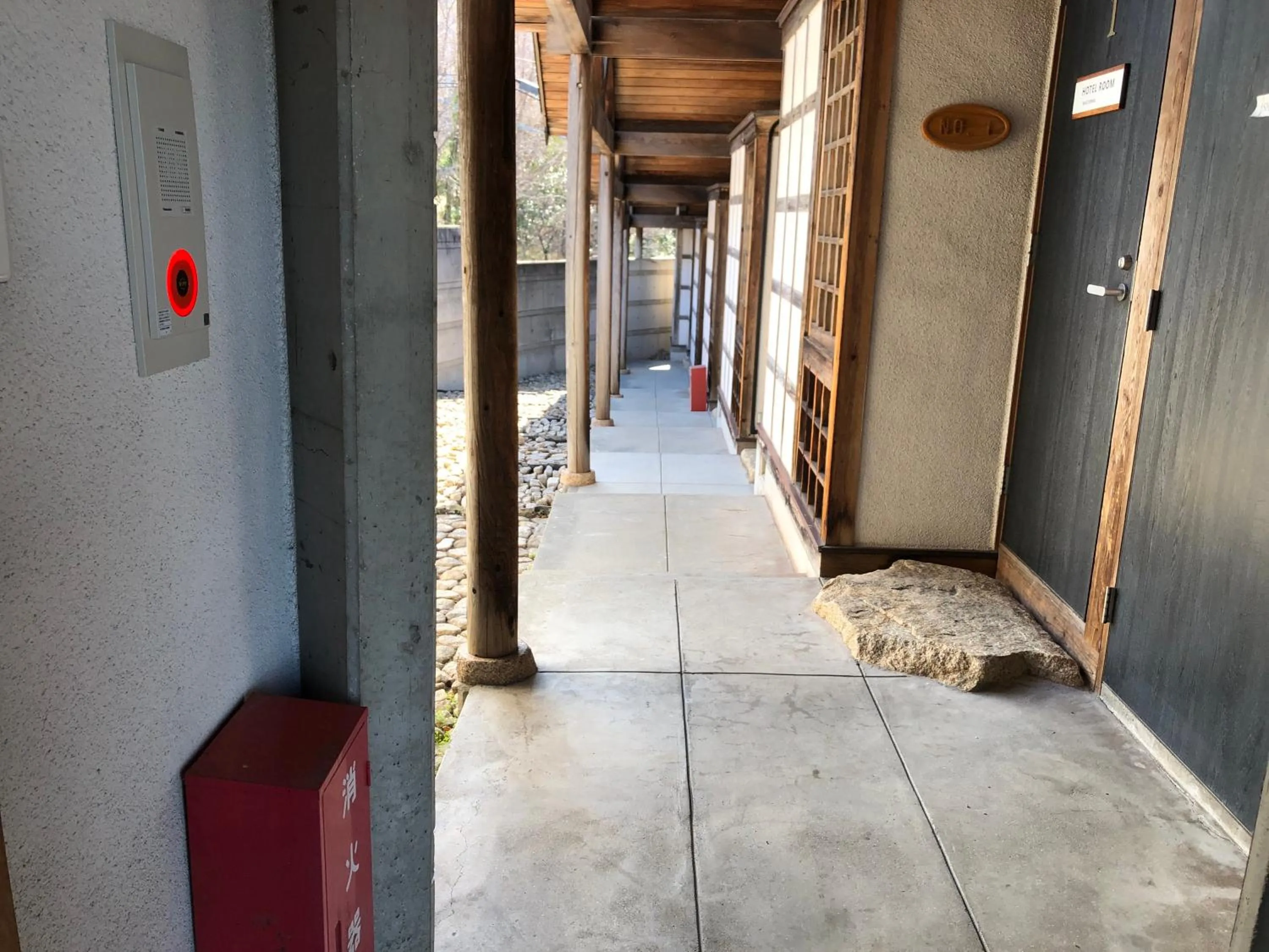 Quiet street view in Shiraishi Island International Villa