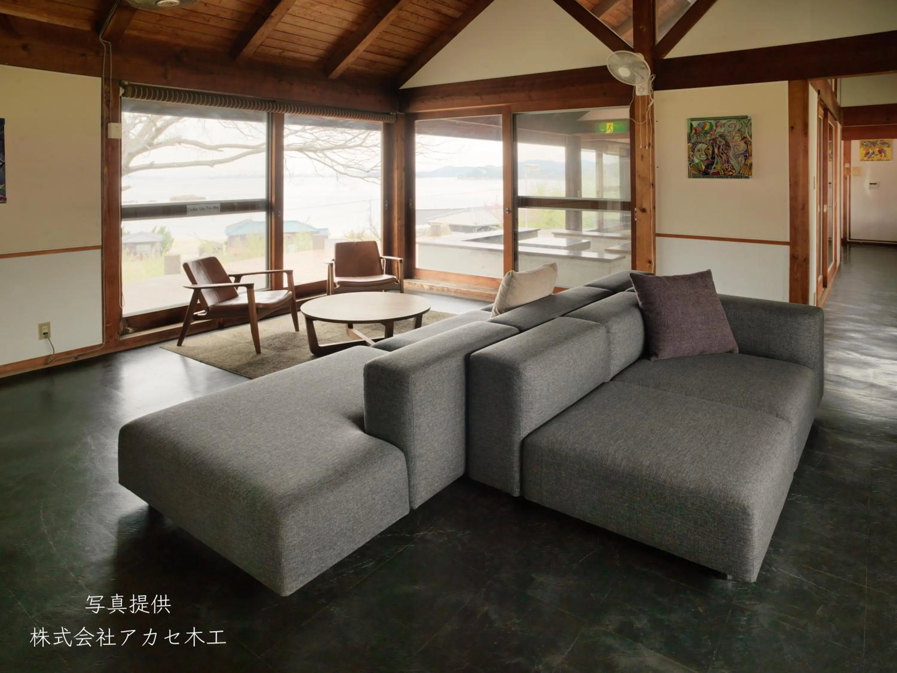 Lobby or reception in Shiraishi Island International Villa