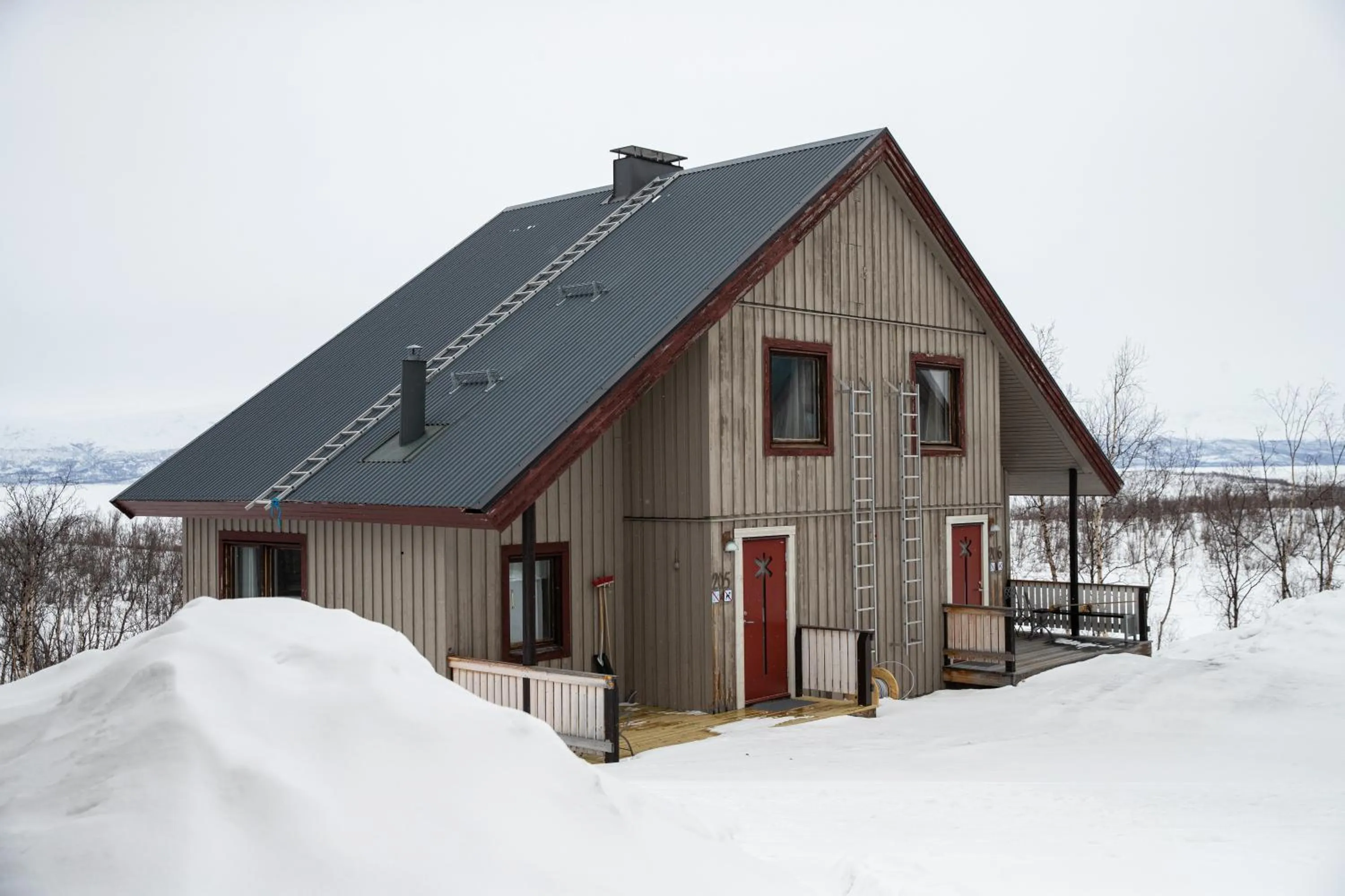 Property building in STF Abisko Turiststation