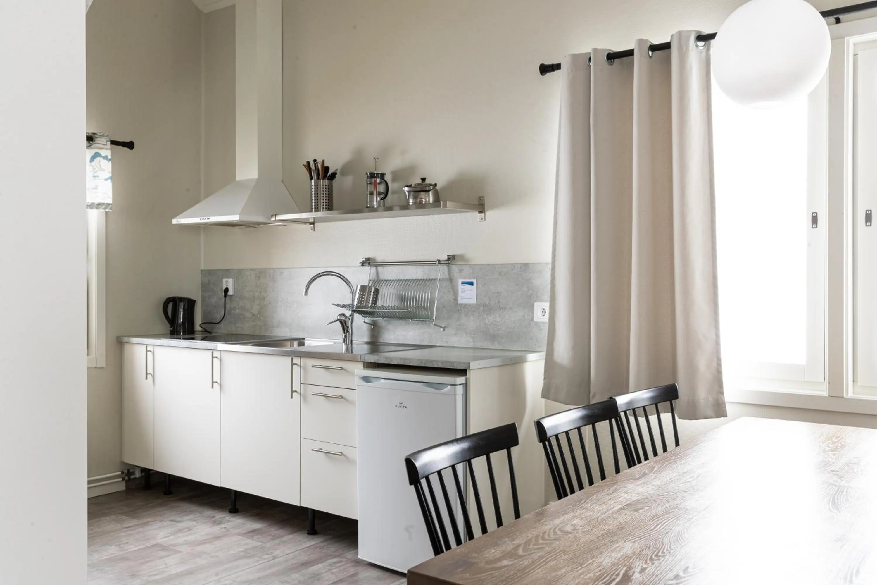 kitchen in STF Abisko Turiststation