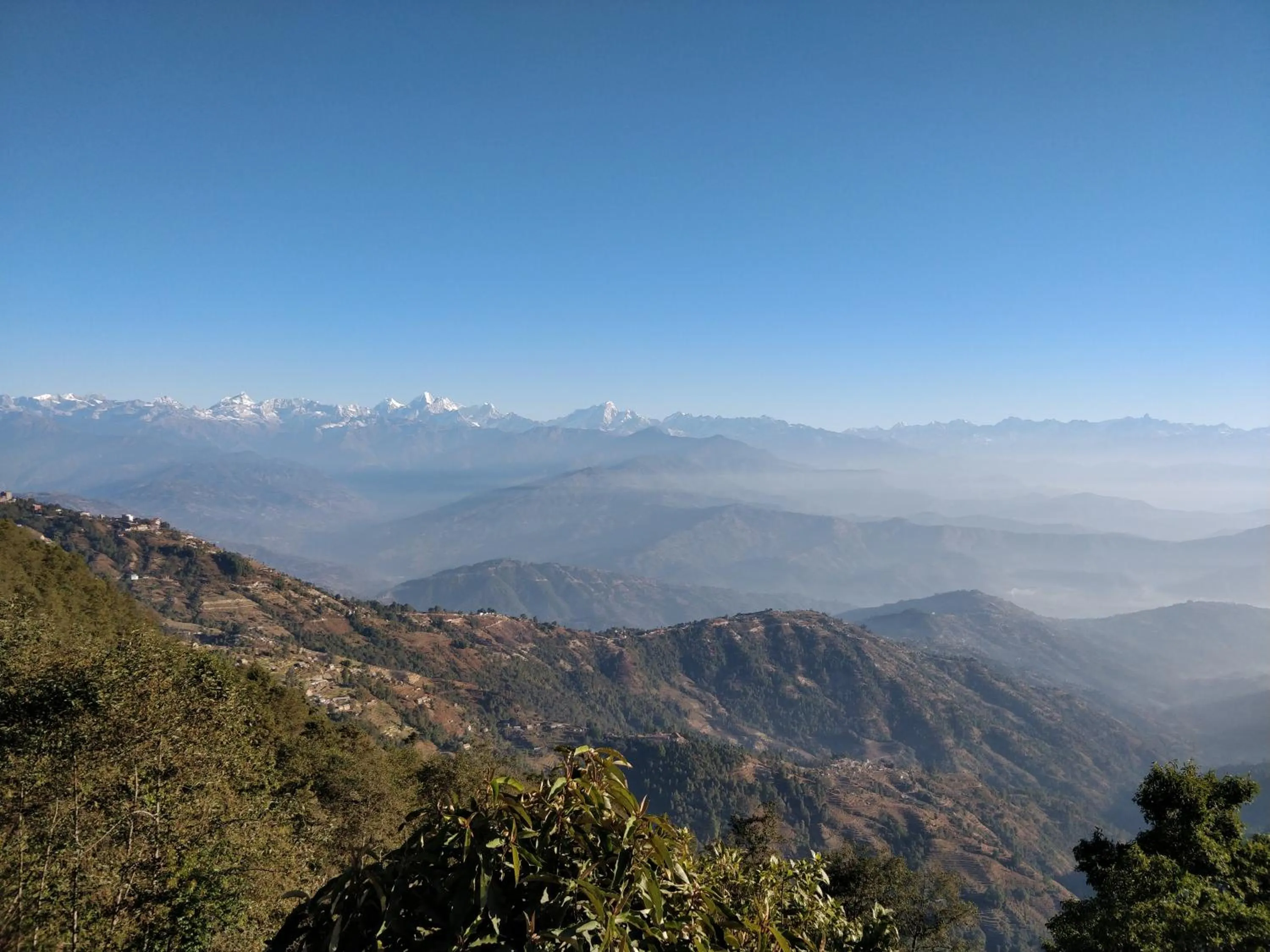 Mountain view in Everest Manla Resort