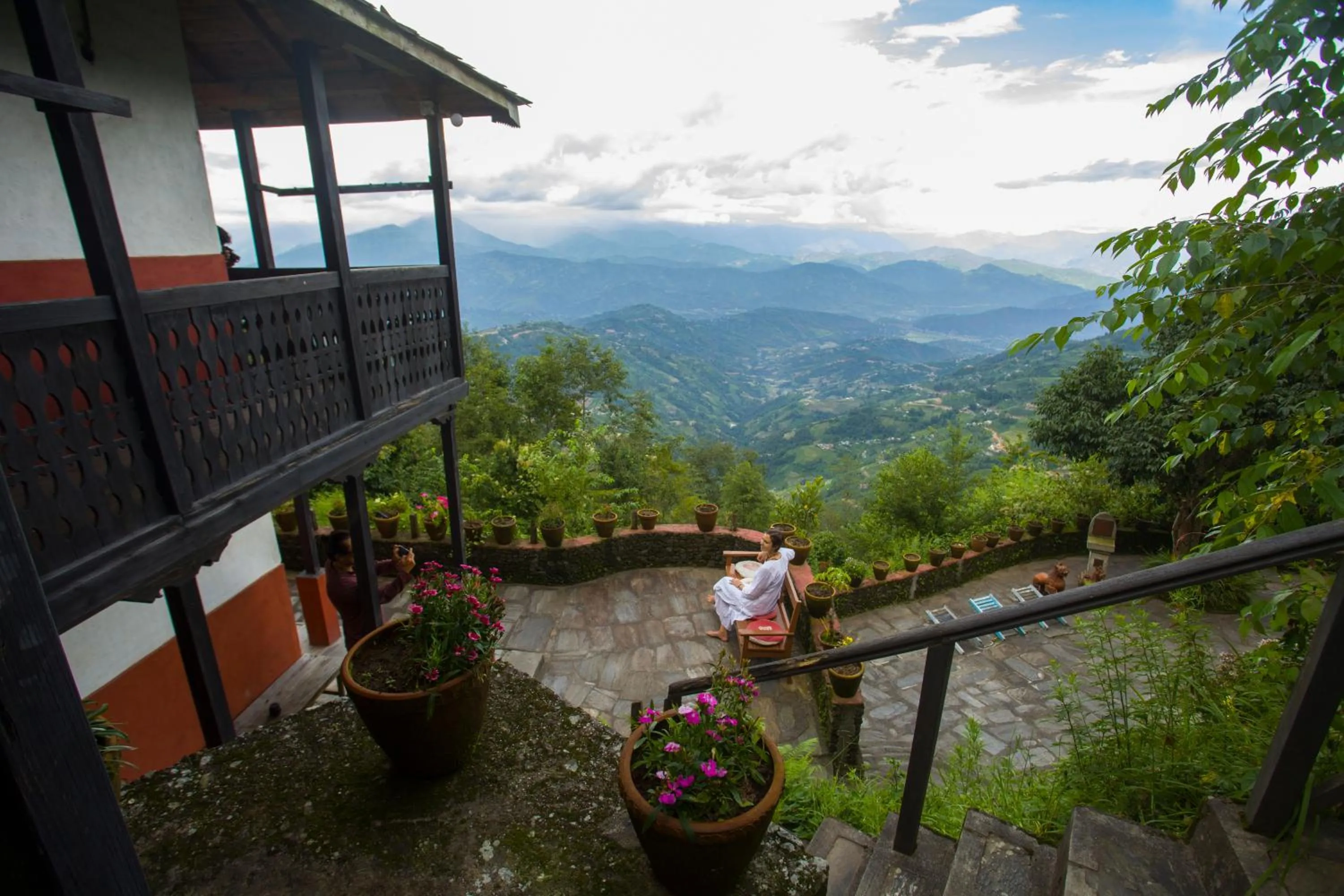 Balcony/Terrace in Everest Manla Resort