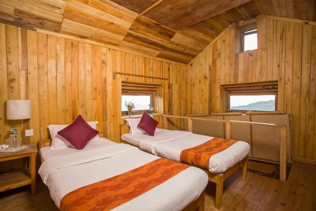 Bed in Everest Manla Resort