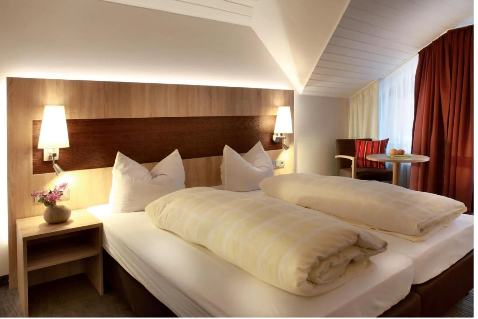 Bed in Hotel Schwarzwaldhof