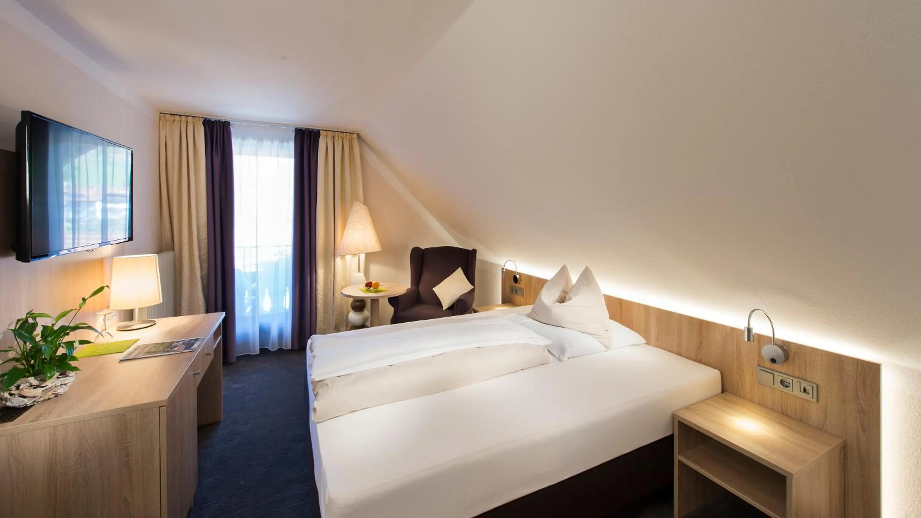 Bed in Hotel Schwarzwaldhof