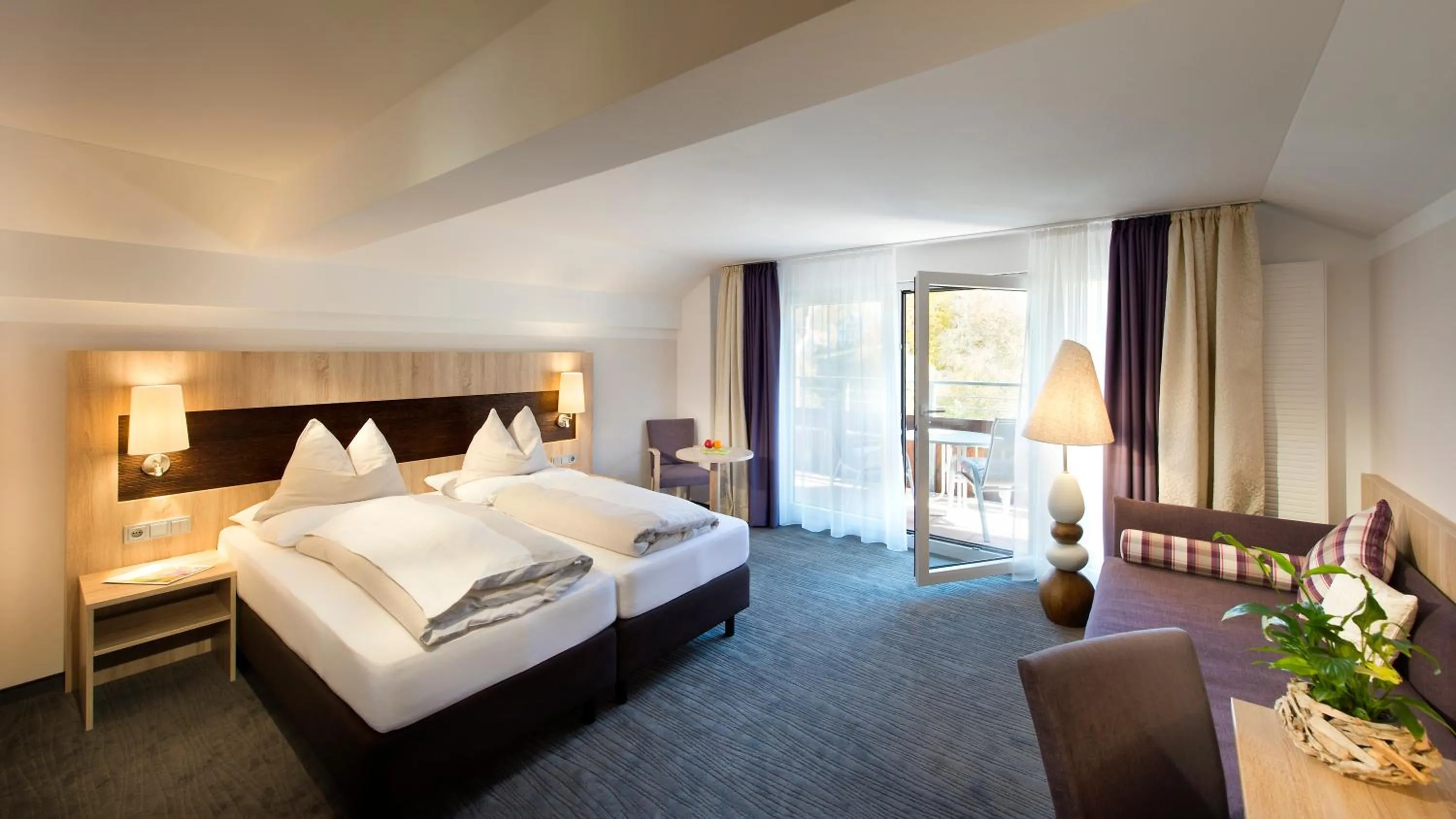 Bed in Hotel Schwarzwaldhof