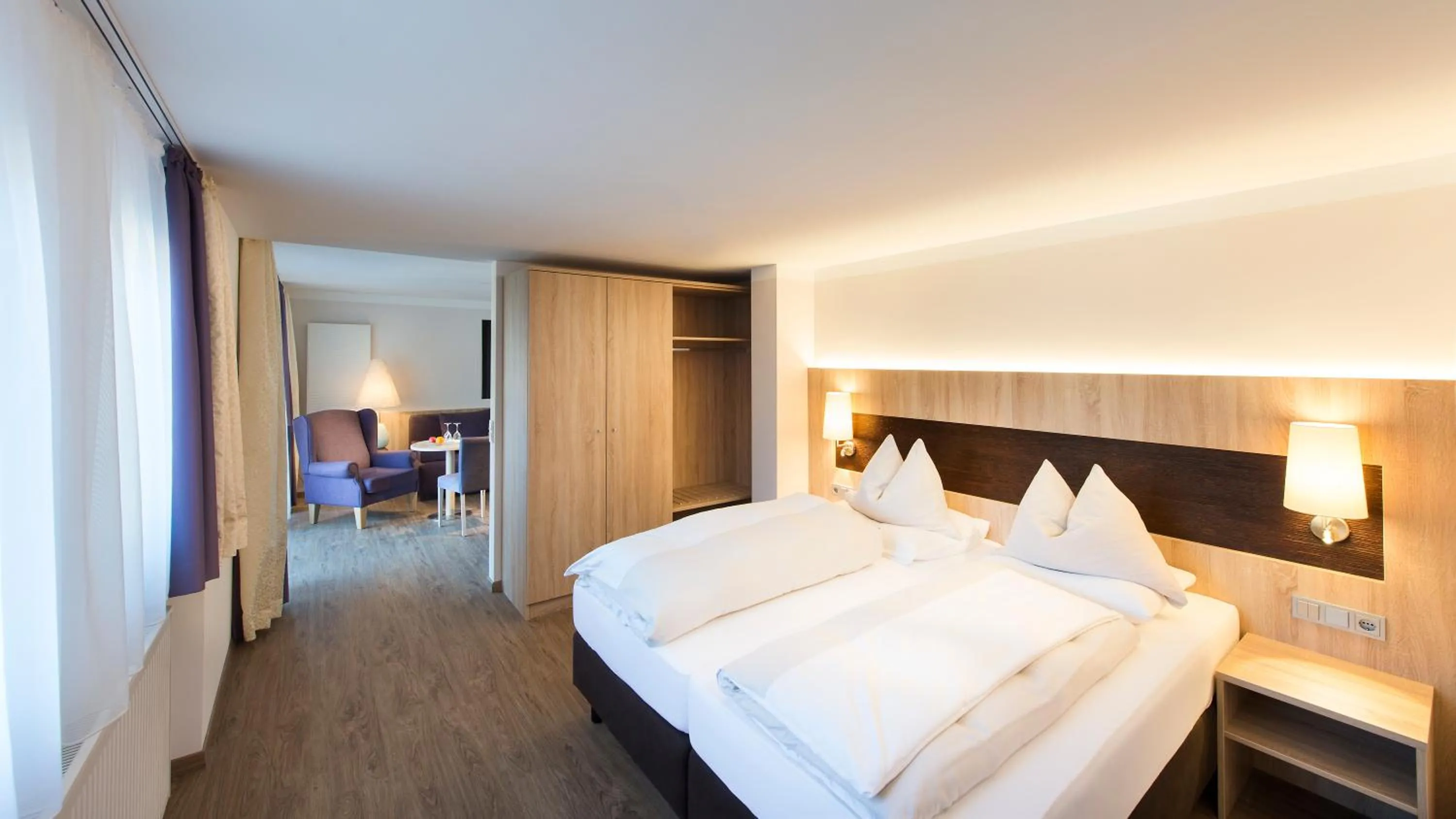 Bed in Hotel Schwarzwaldhof