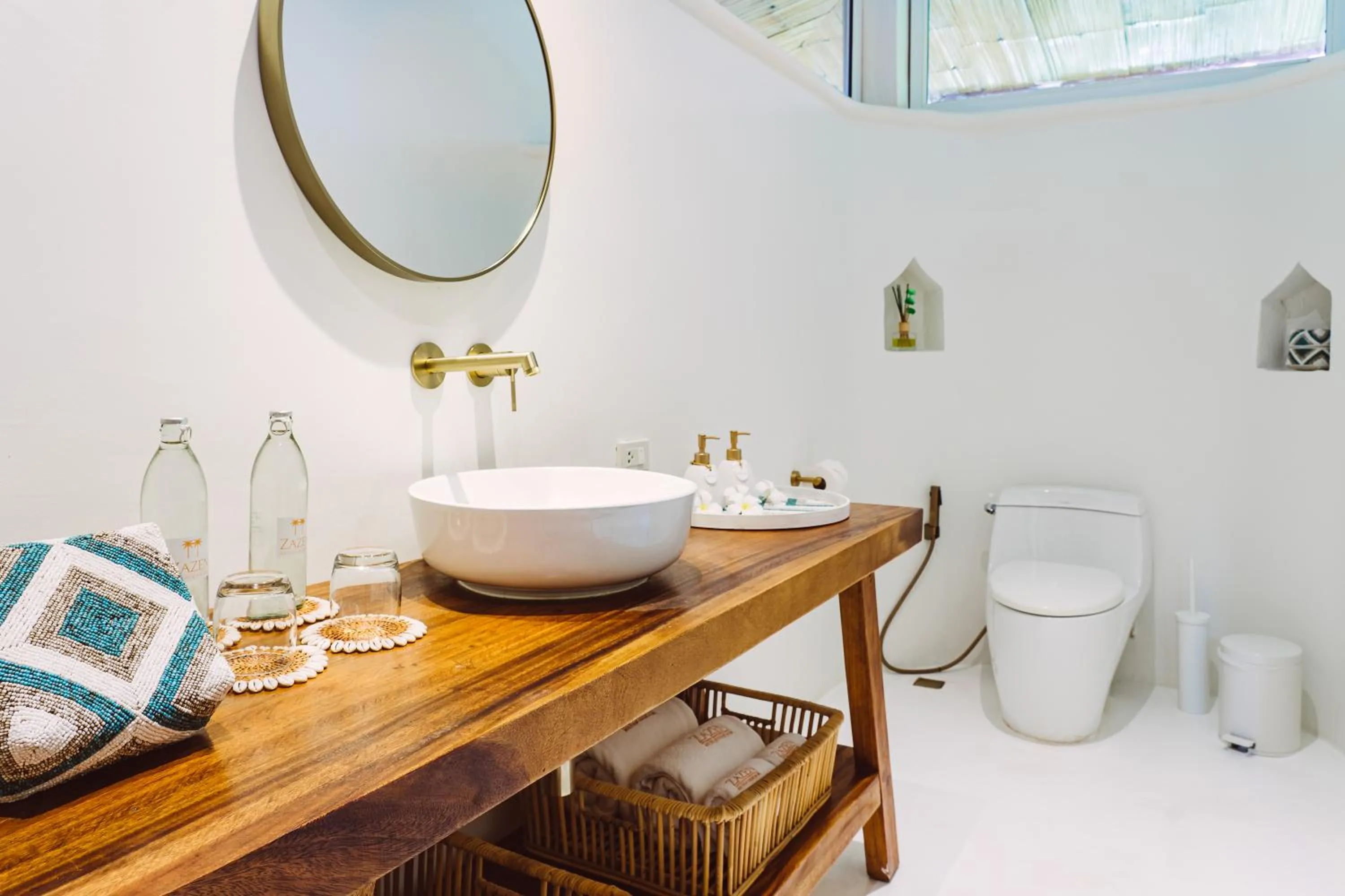 Toilet in Zazen Boutique Resort & Spa