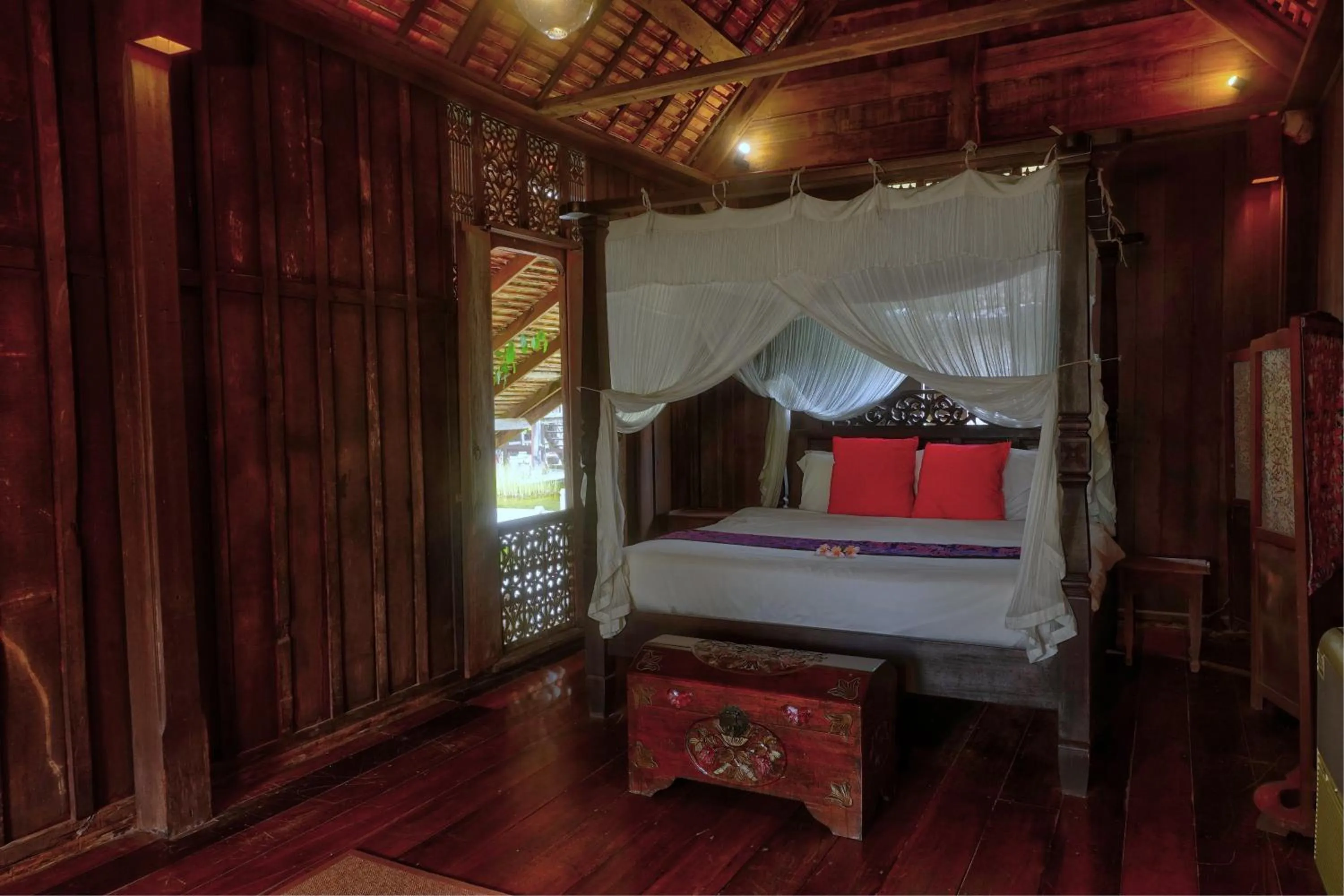 Bed in Terrapuri Heritage Resort, Penarik