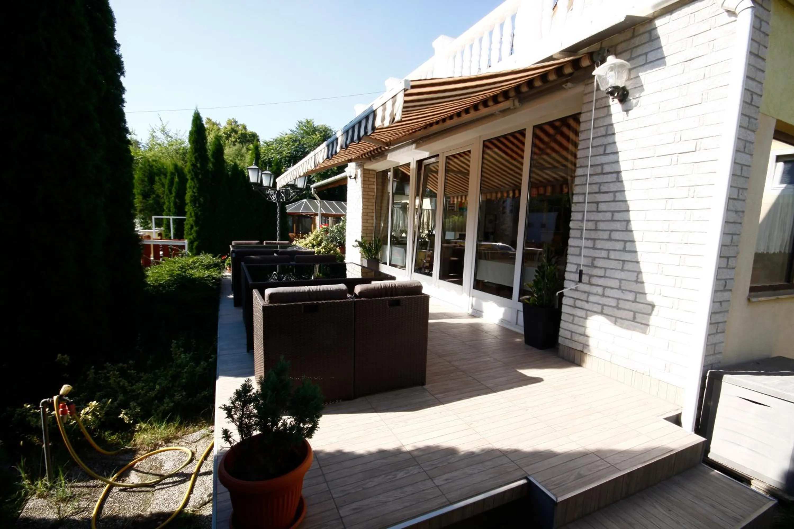 Balcony/Terrace in Parti Panzió