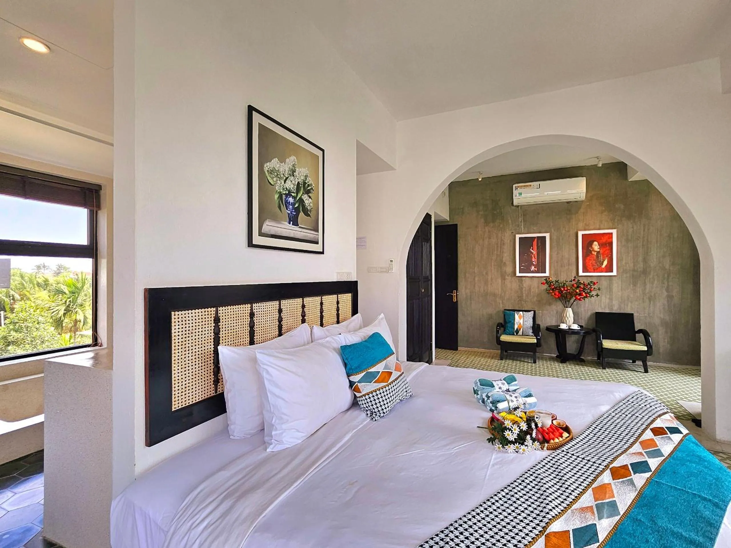 Bed in Nghé Garden Resort Hội An