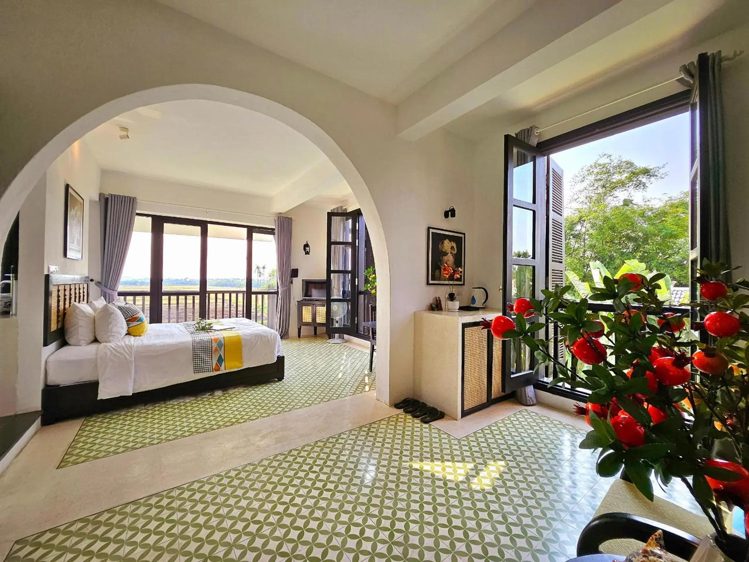 Bed in Nghé Garden Resort Hội An Bed in Nghé Garden Resort Hội An