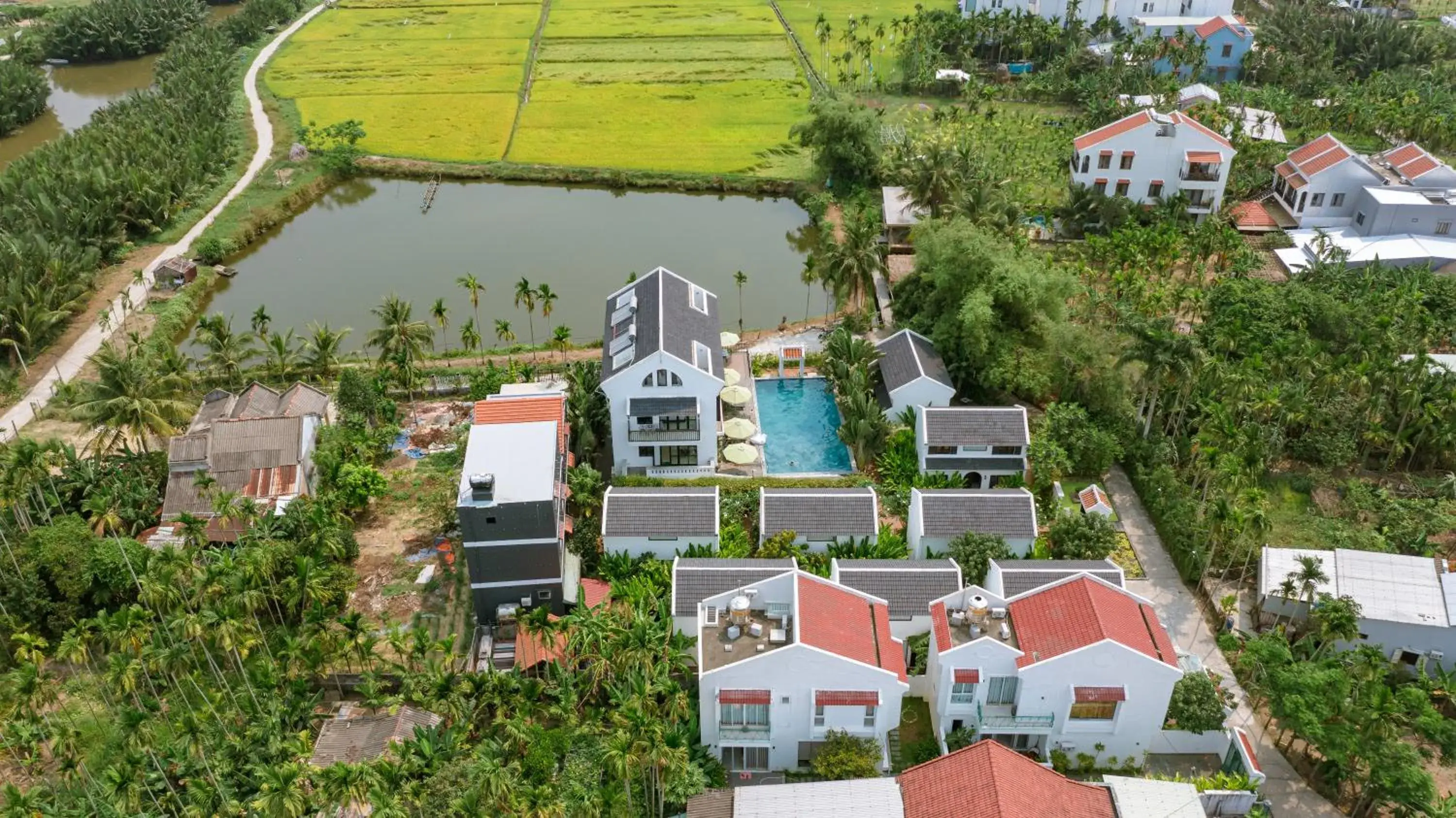 Natural landscape in Nghé Garden Resort Hội An Natural landscape in Nghé Garden Resort Hội An