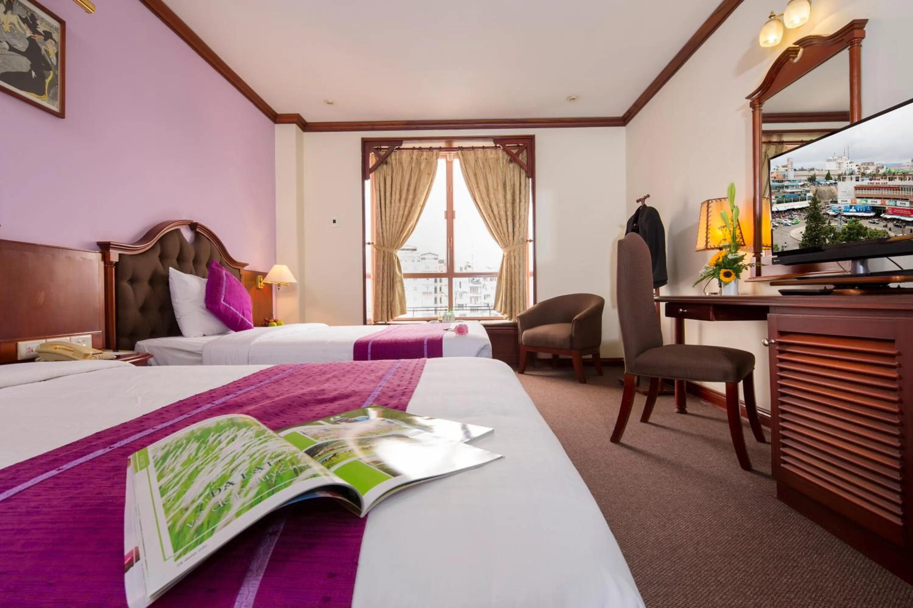 Photo of the whole room, Bed in TTC Hotel - Da Lat