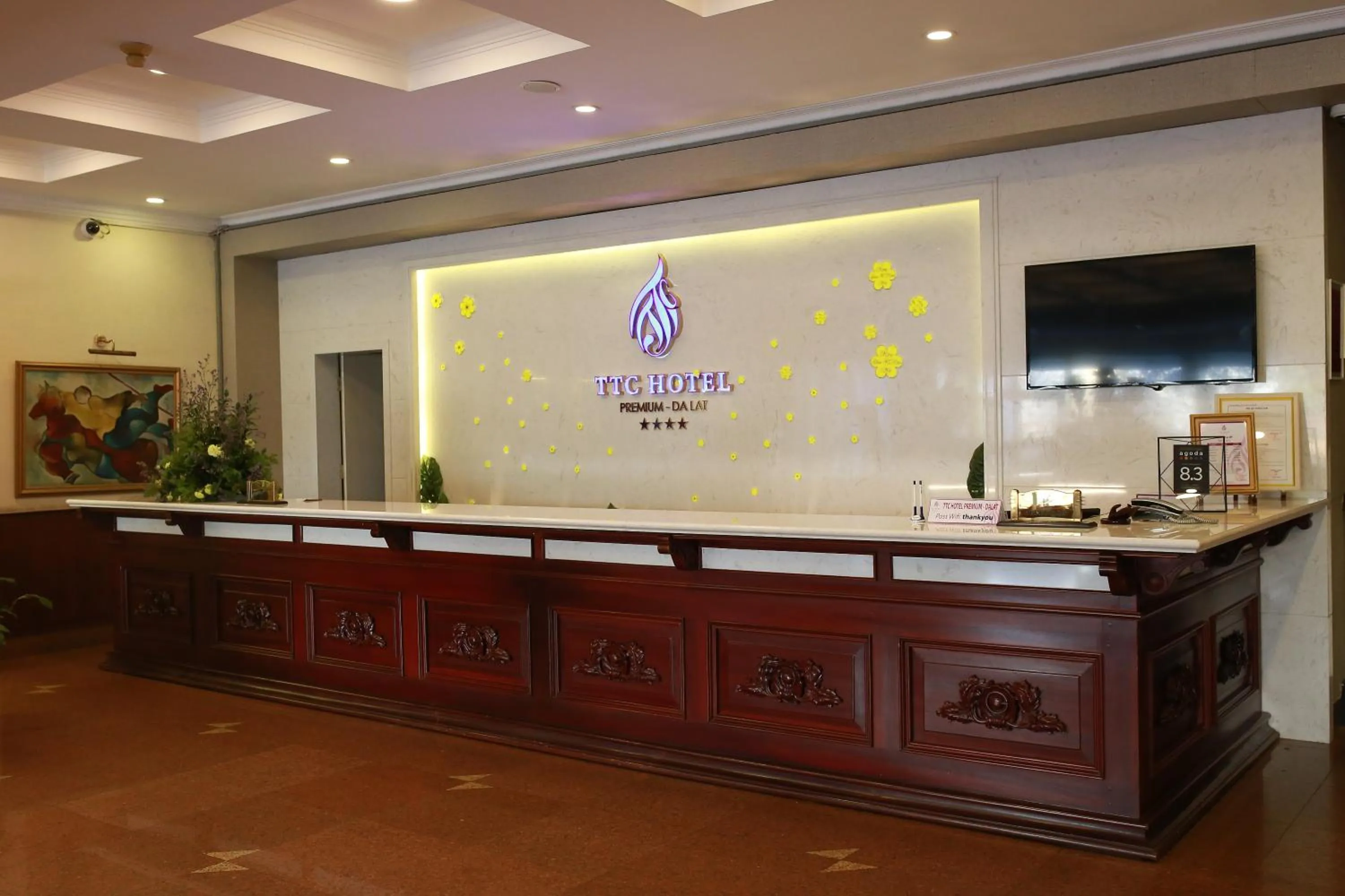 Lobby or reception in TTC Hotel - Da Lat