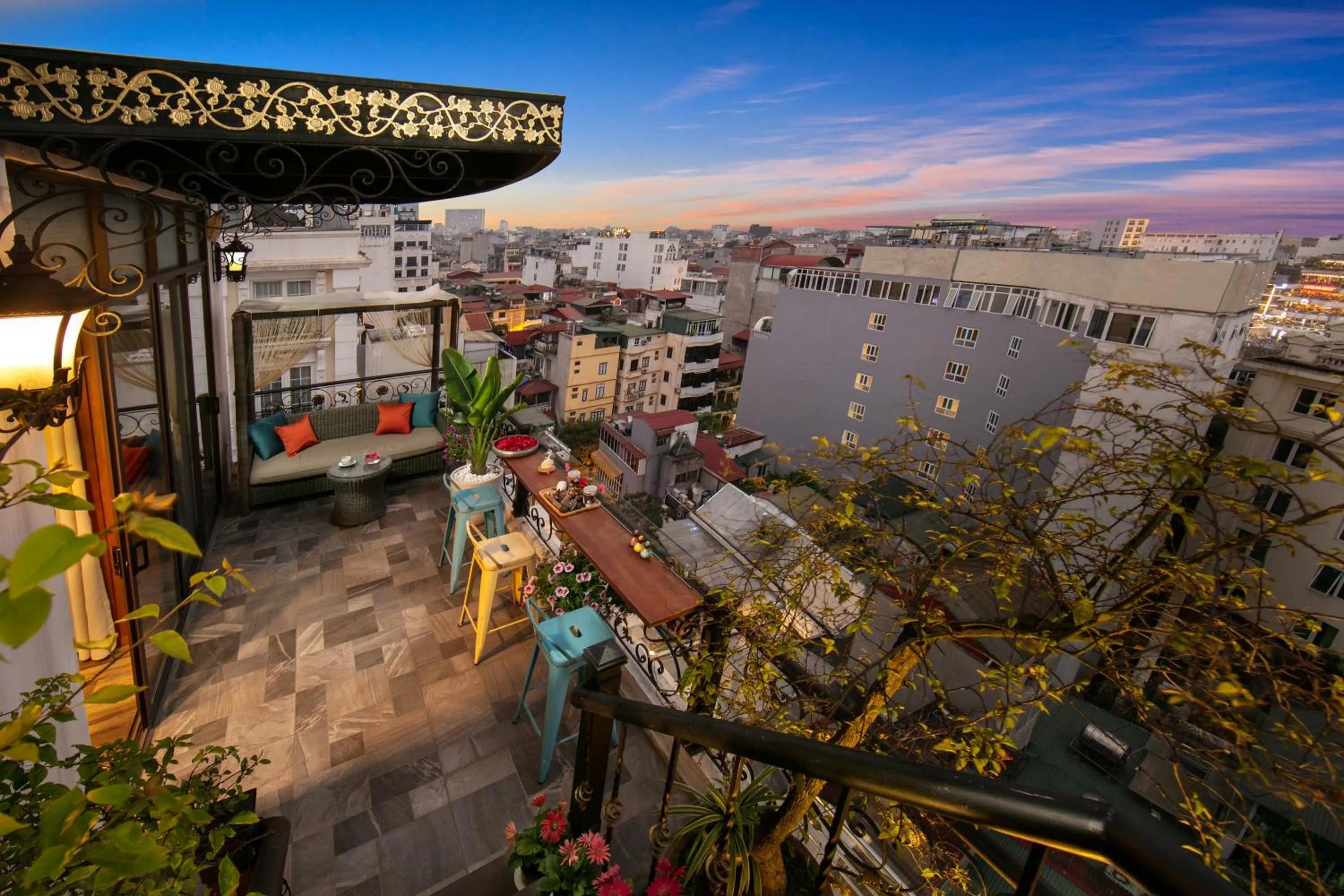 City view in Hanoi Dalvostro Valentino Hotel & Spa