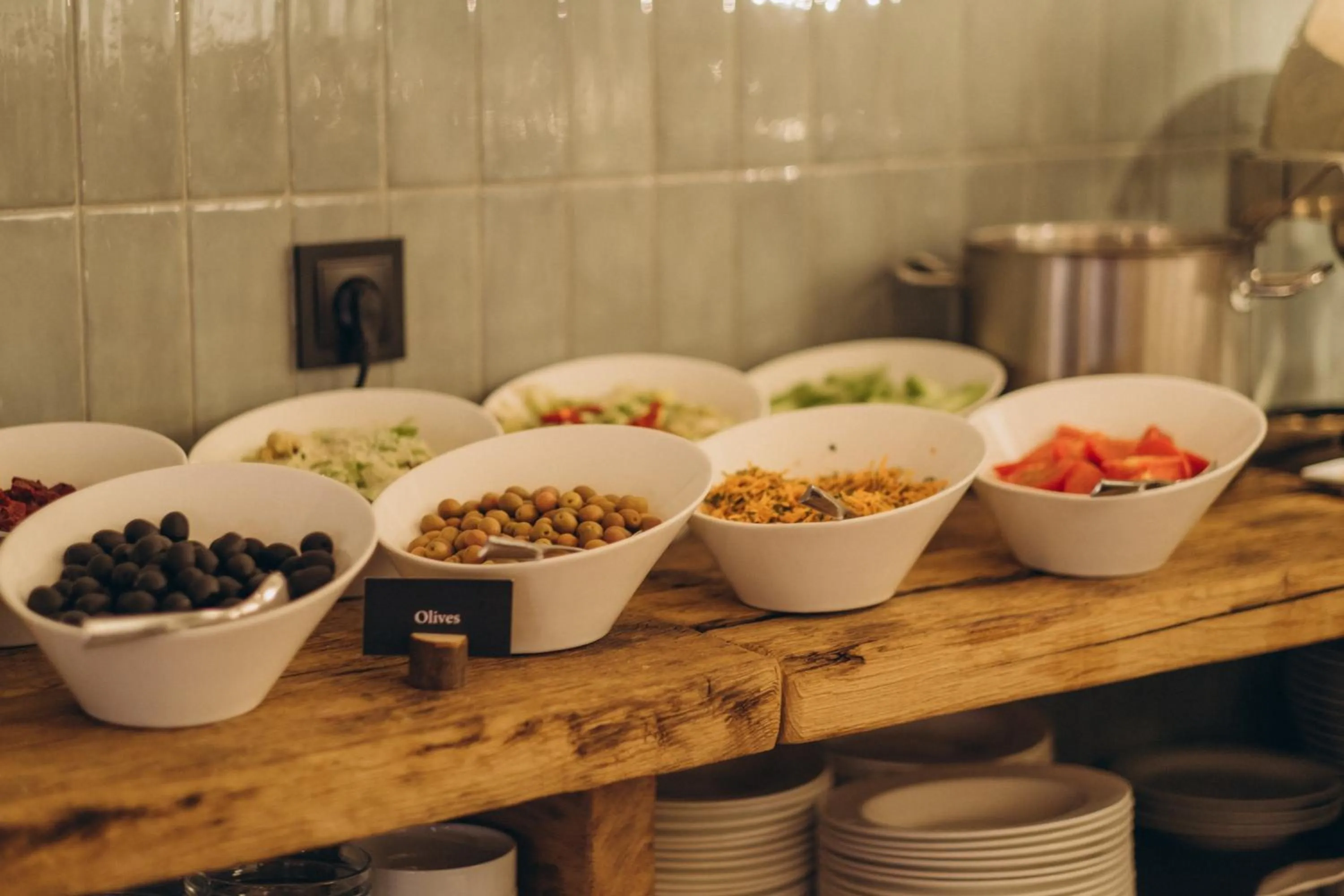 Buffet breakfast in Costé Hotel