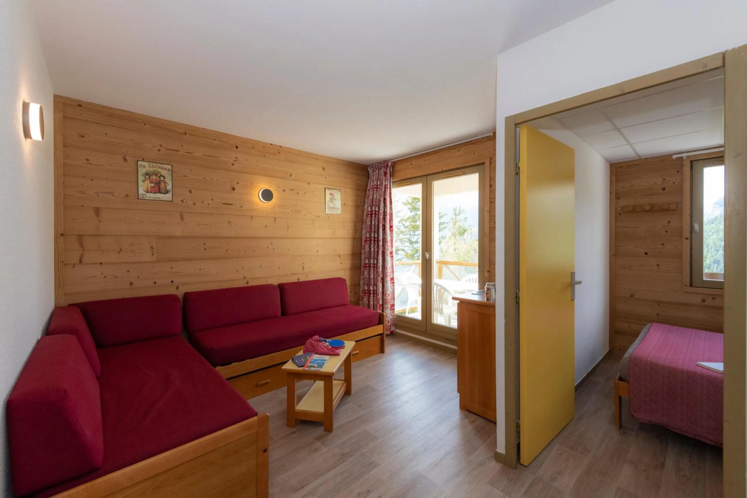 Living room in Résidence Capfun Couleurs Soleil, Oz en Oisans