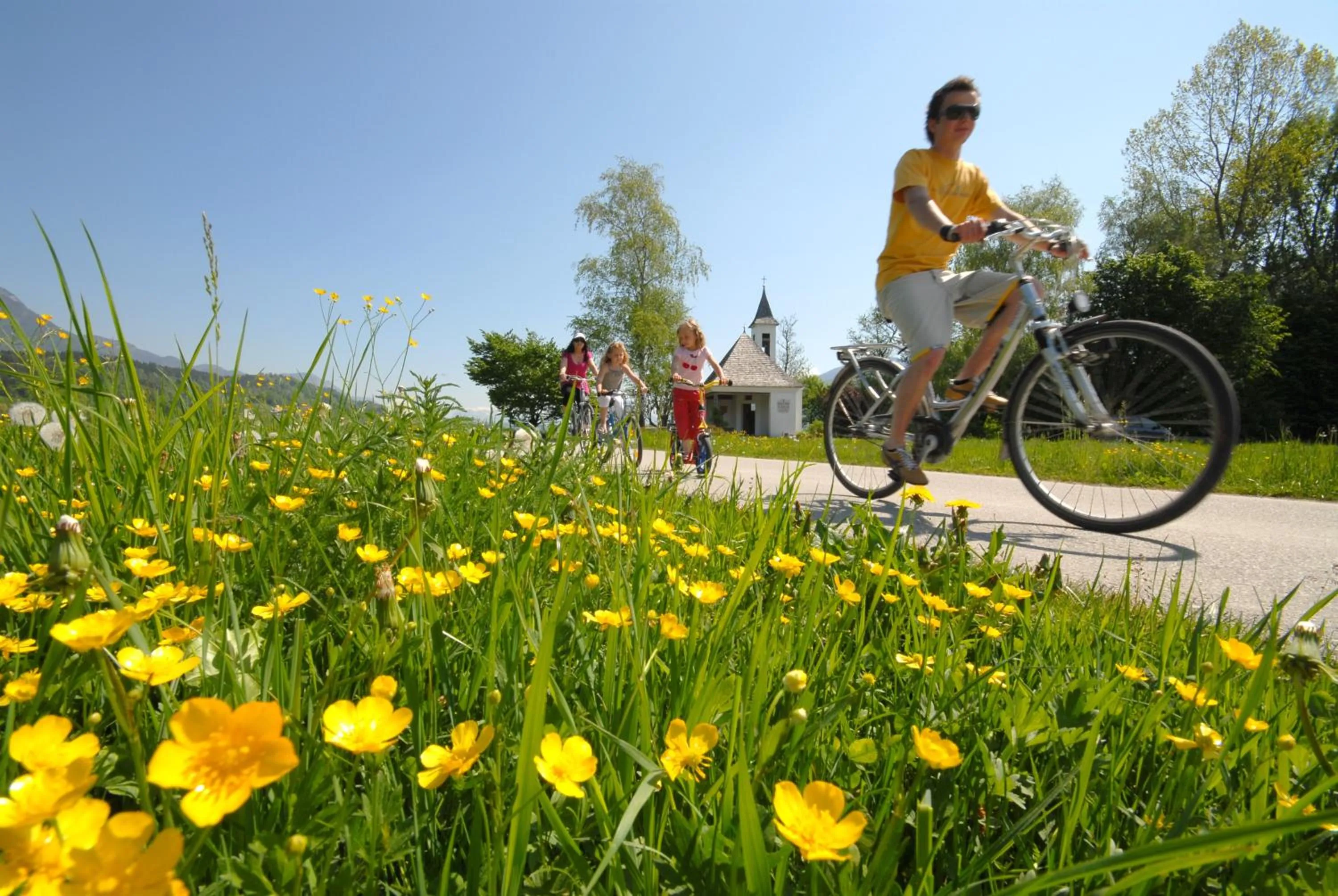 Cycling in Hotel Stockerwirt
