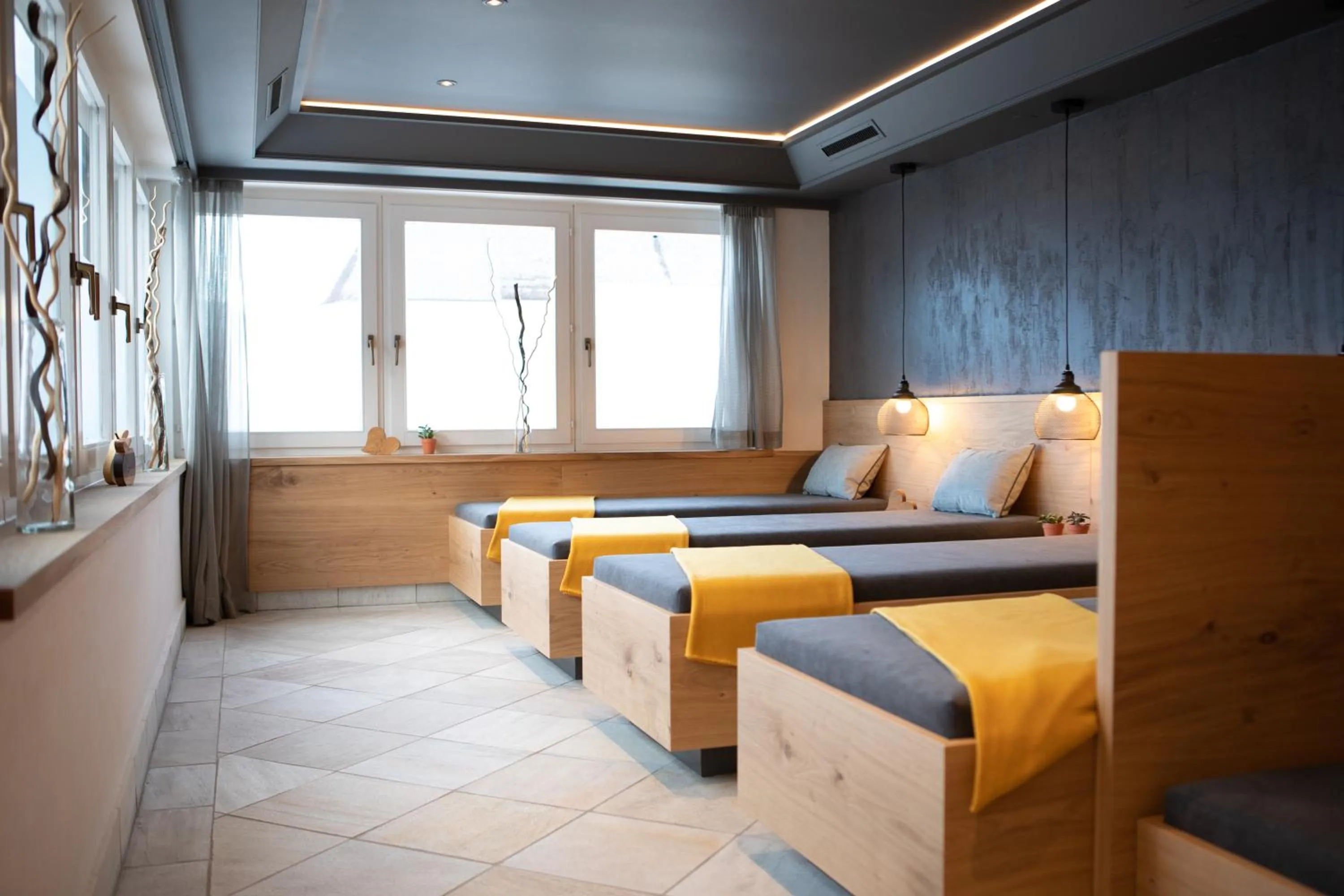 Sauna, Bed in Hotel Stockerwirt