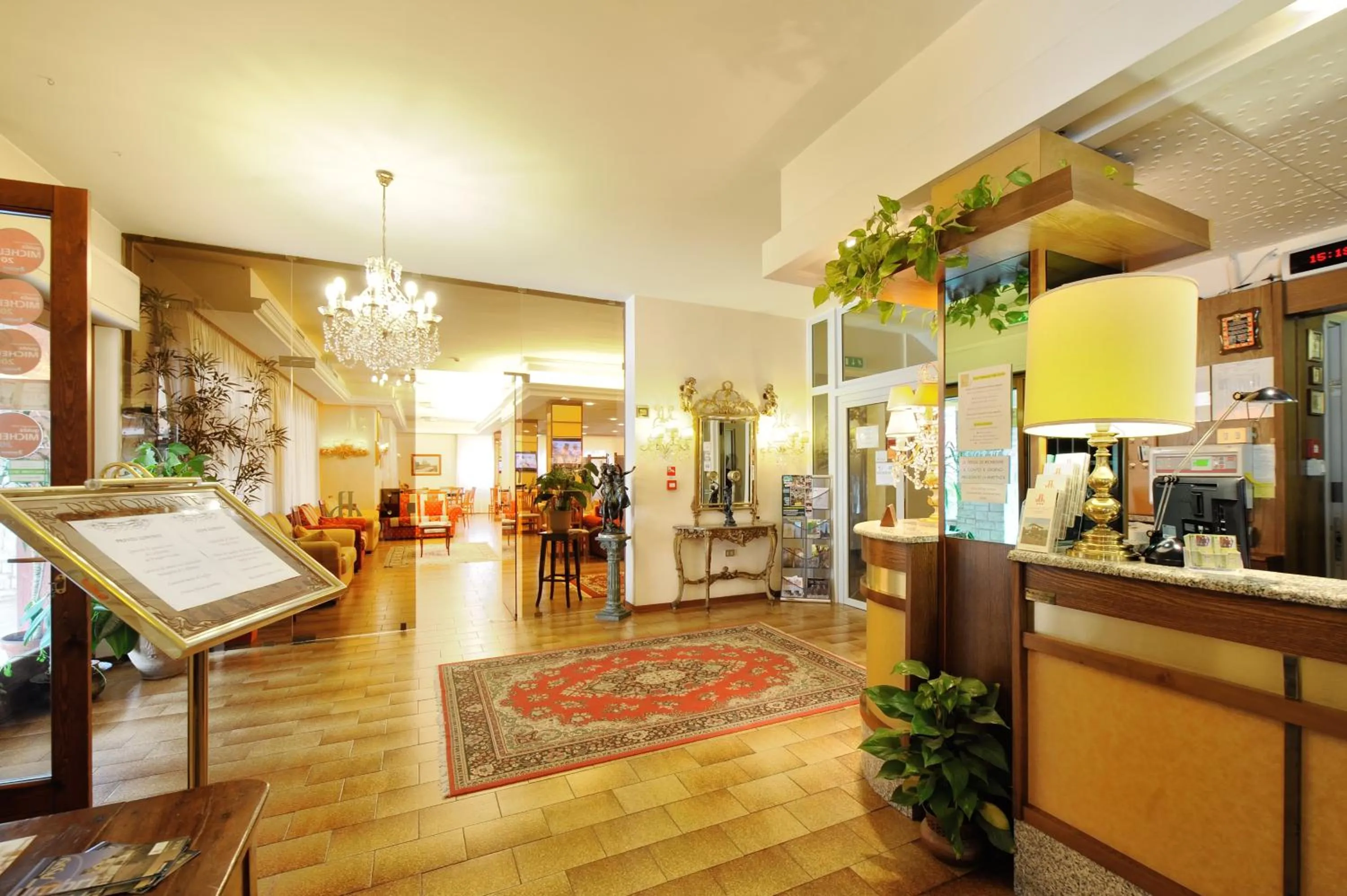 Lobby or reception in Hotel Benessere Villa Fiorita