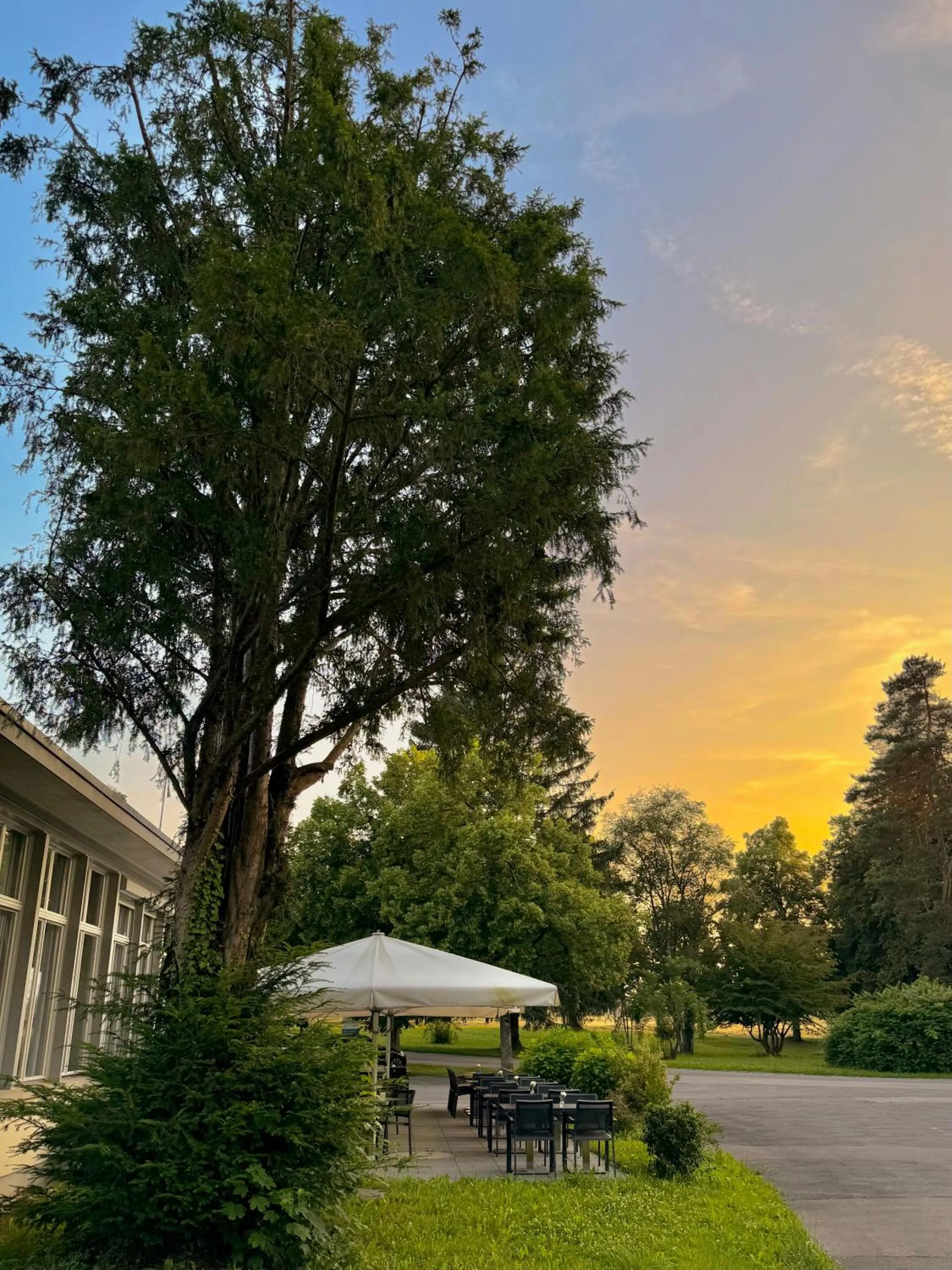 Garden view in Bata Club Haus