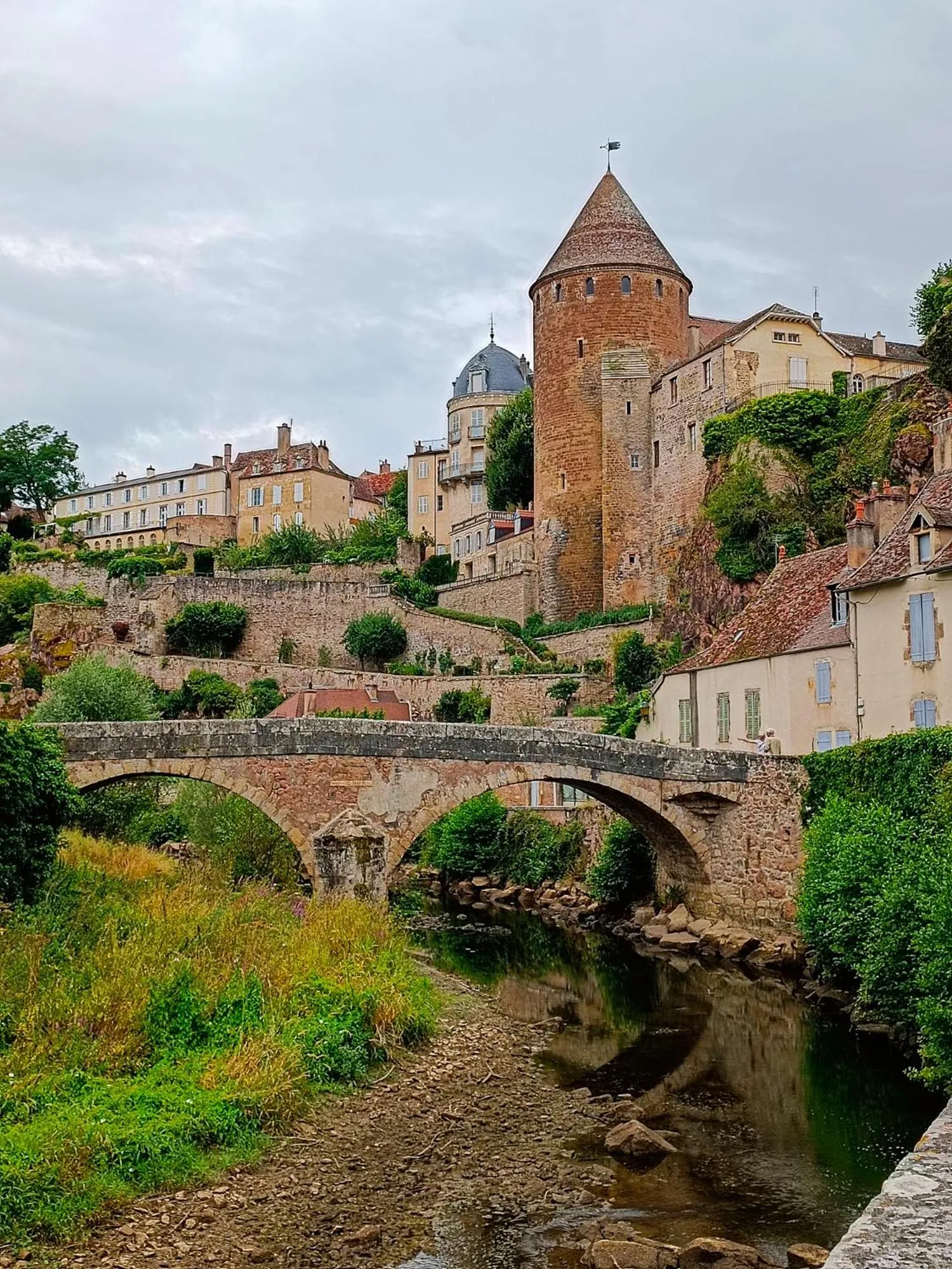 Landmark view in Jardin des Sens, la Rente d'Eguilly