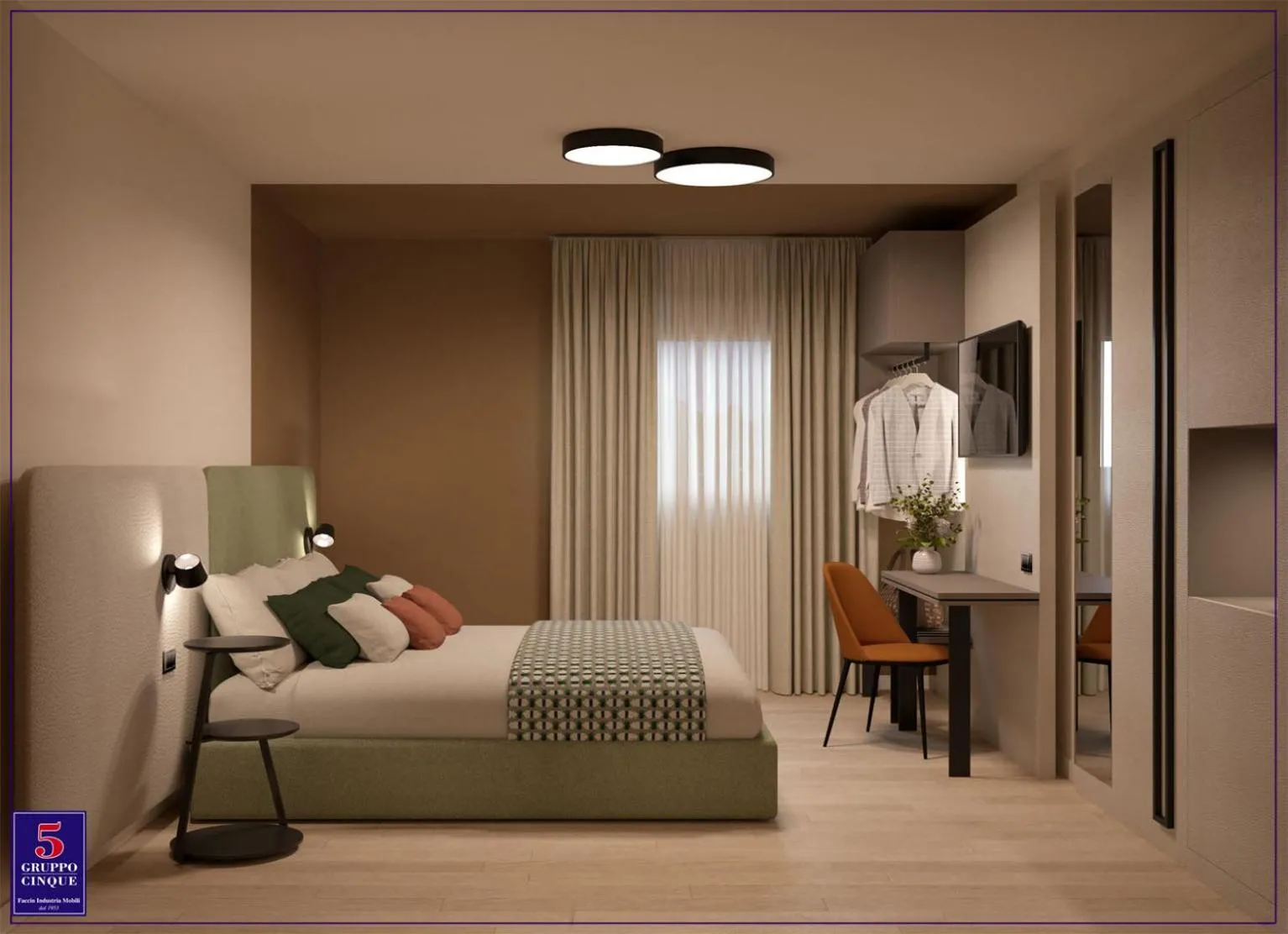 Photo of the whole room, Bed in Hotel San Carlo