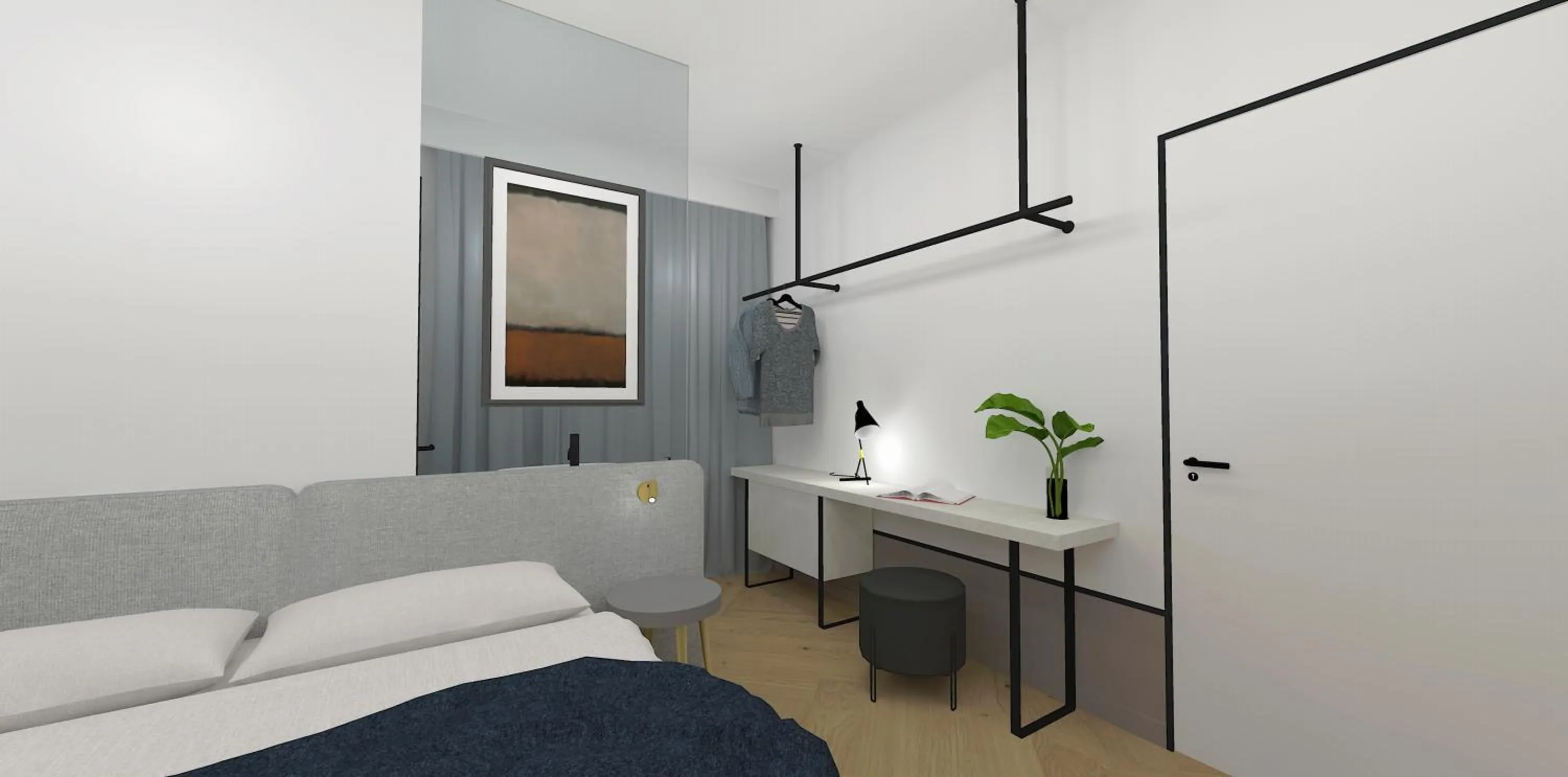 Photo of the whole room, Bed in Hotel San Carlo