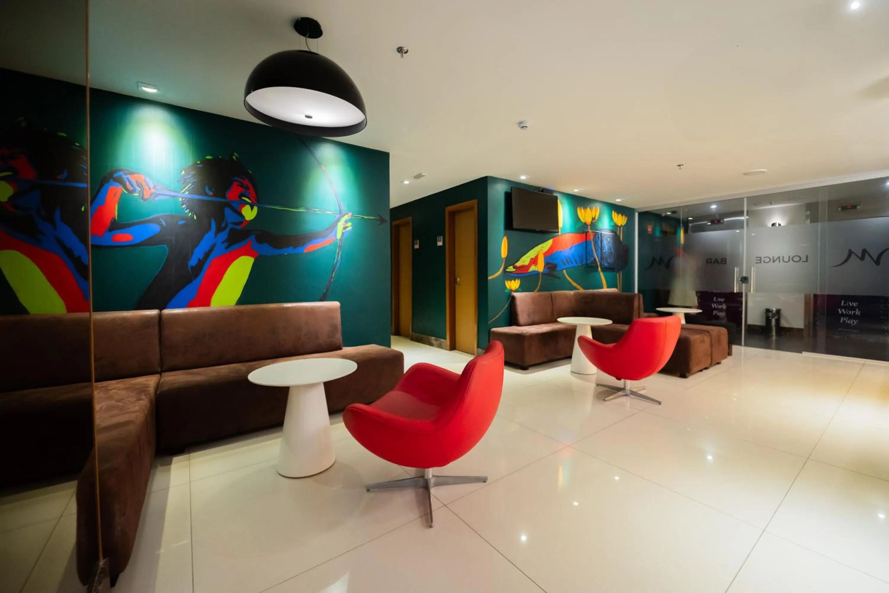 Lounge or bar in Mercure Belem Boulevard