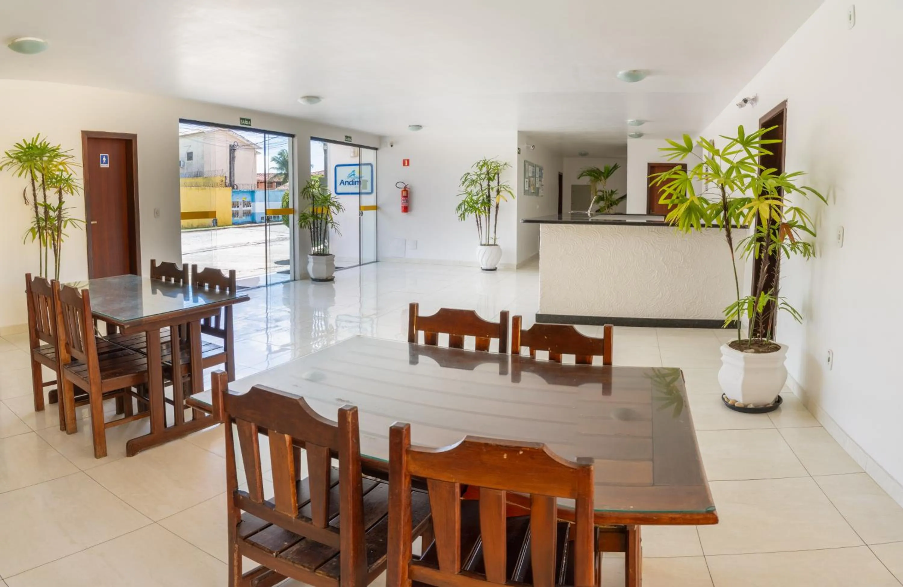 Dining area in Andimar Hotel