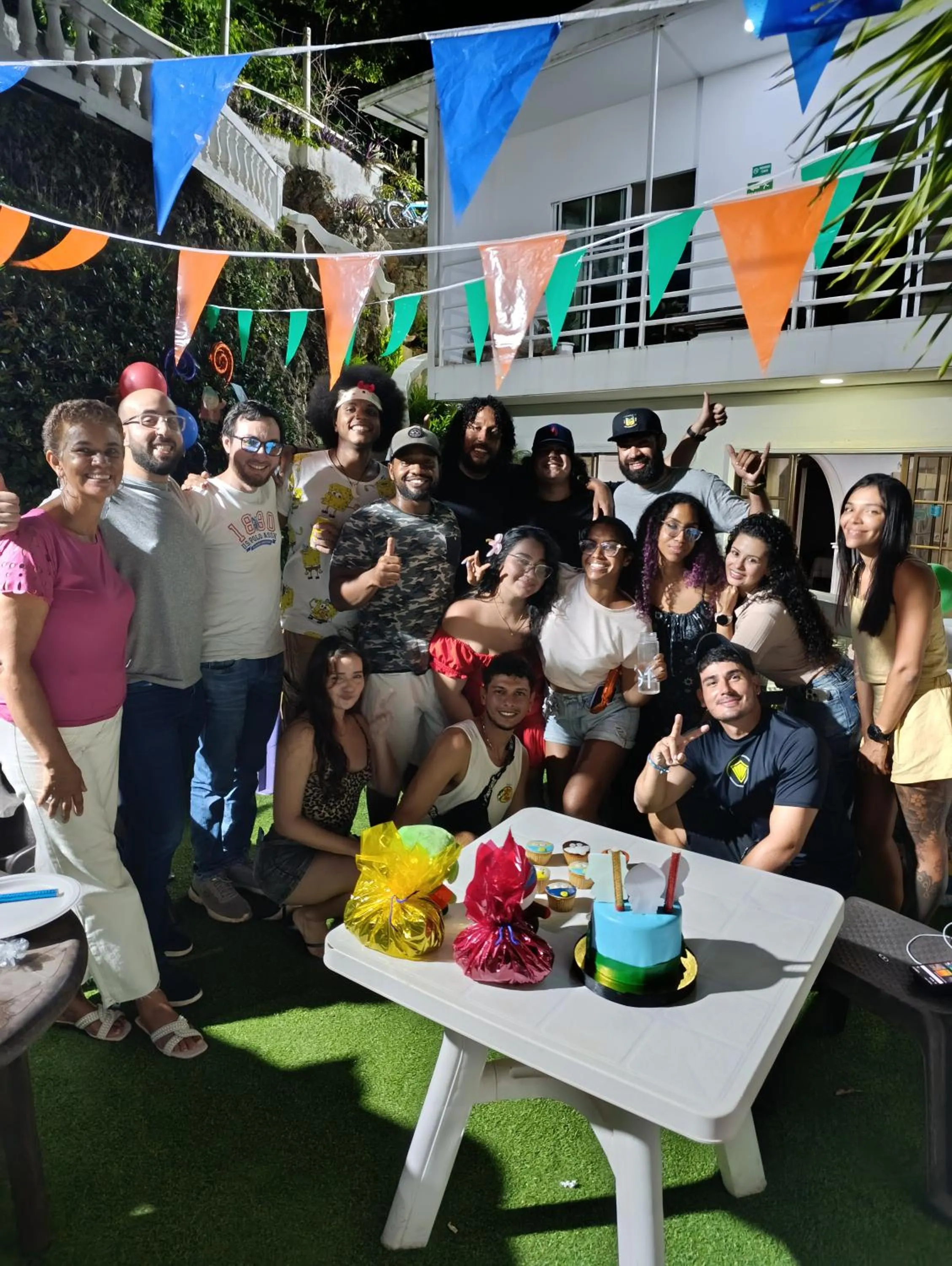 People in The Rock House Eco