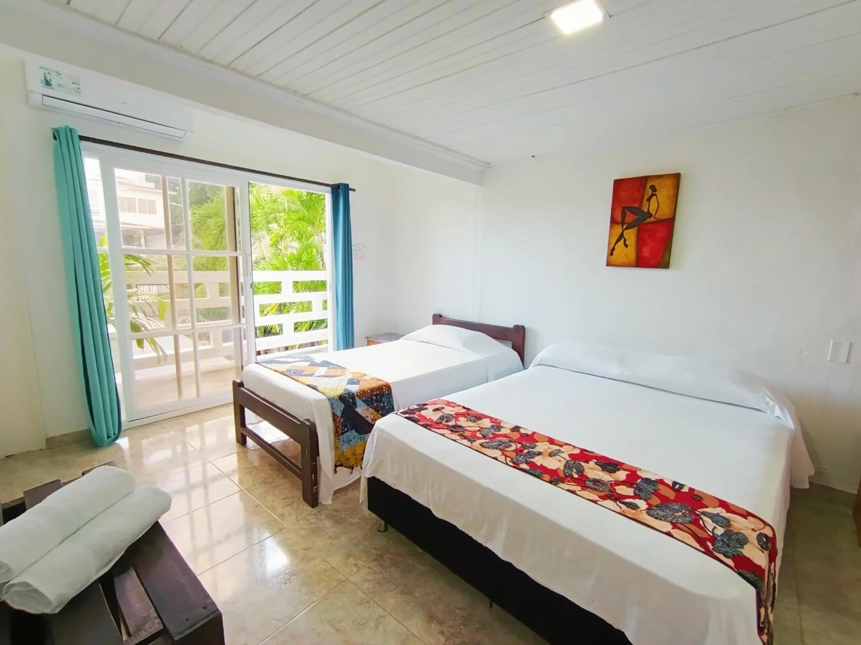 Photo of the whole room, Bed in The Rock House Eco