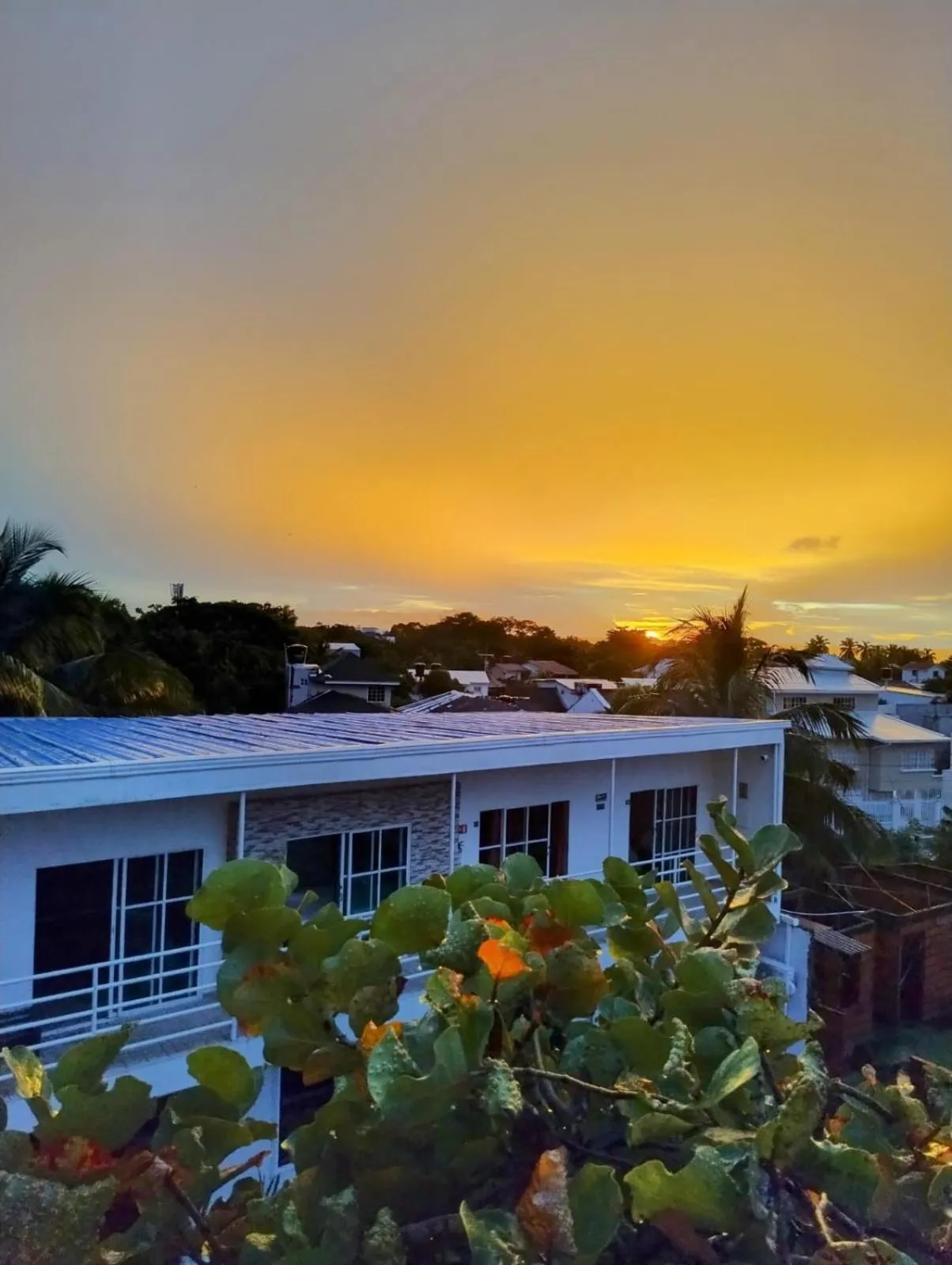 Sunset in The Rock House Eco