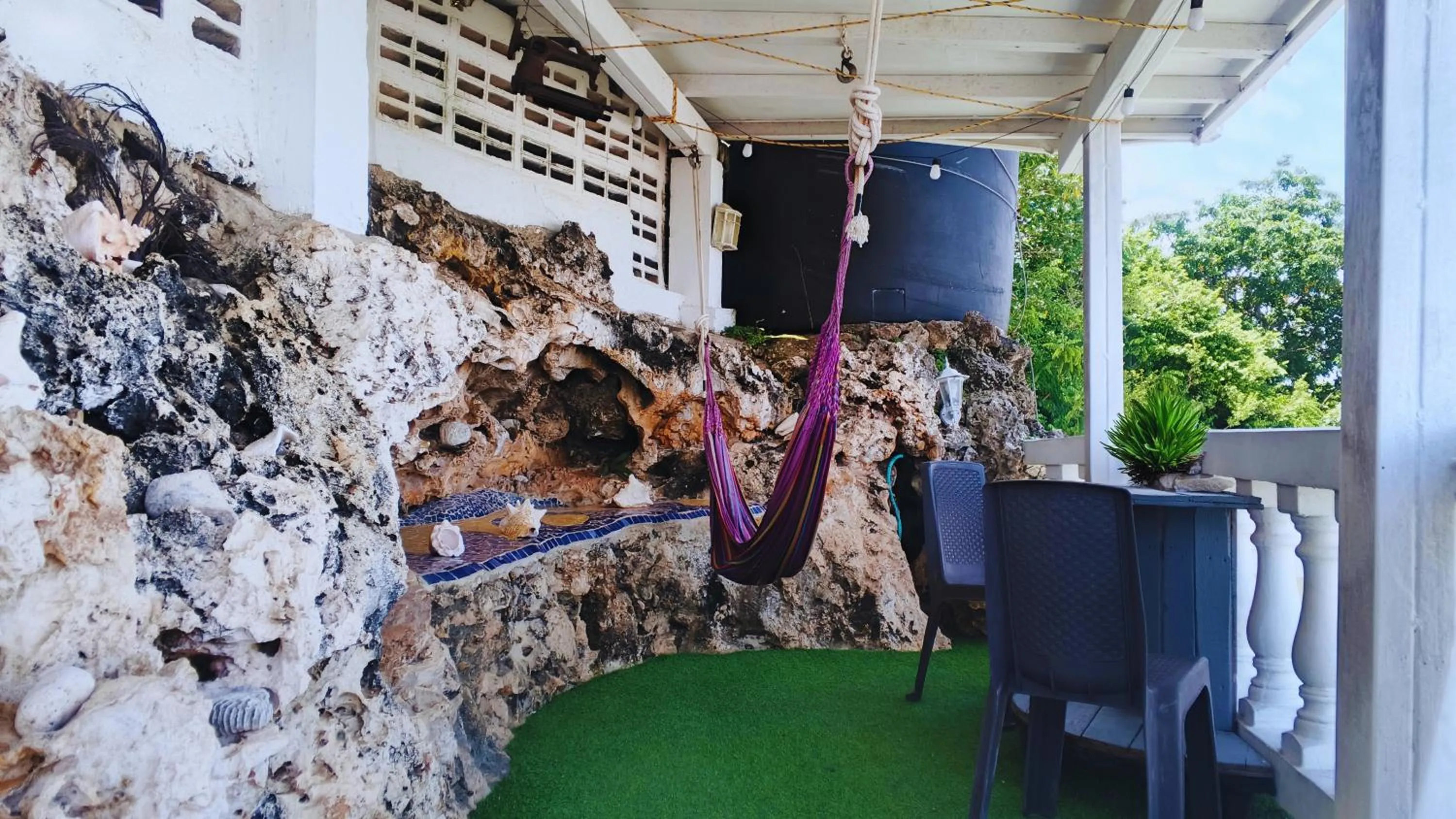 Balcony/Terrace in The Rock House Eco