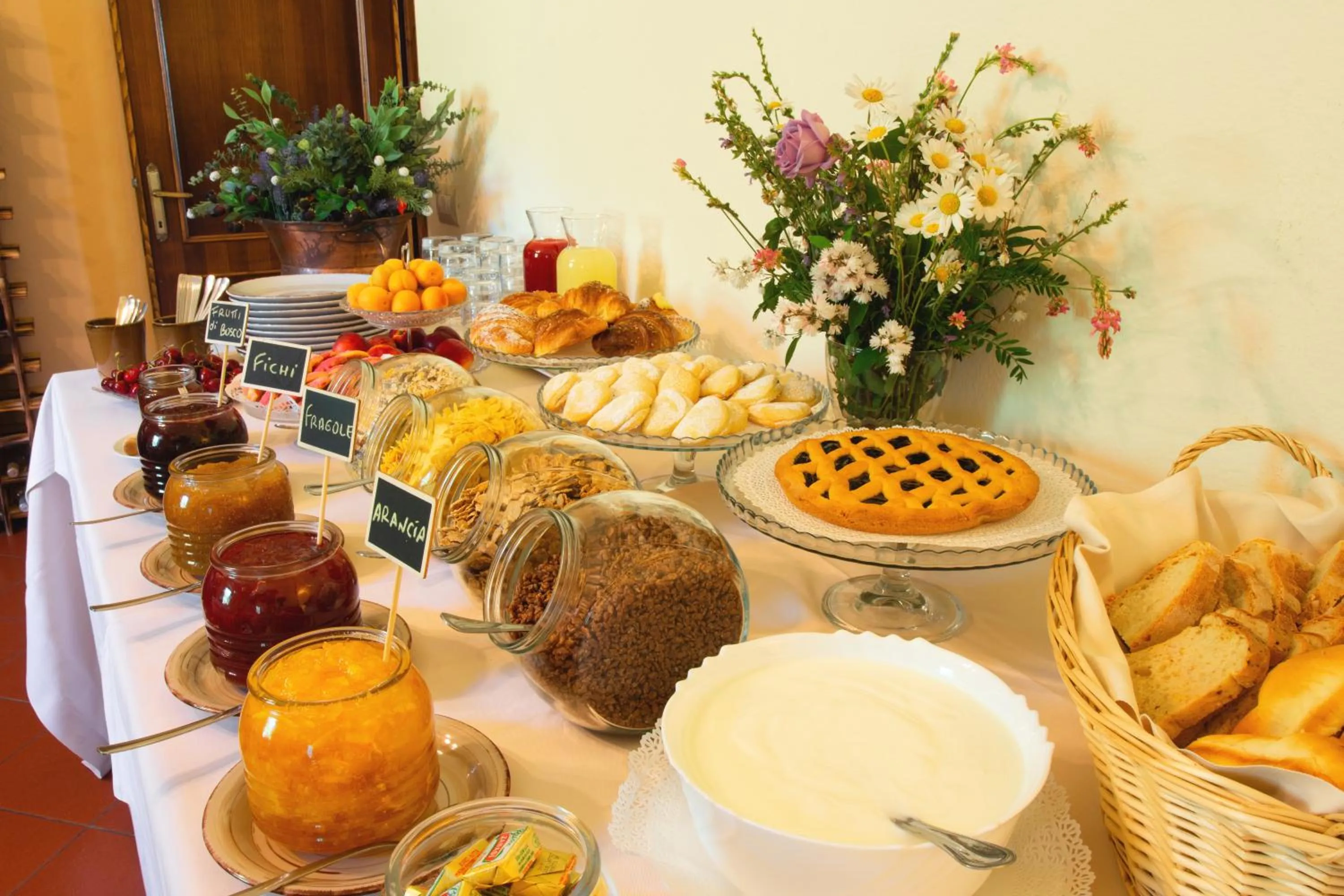 Breakfast in Podere Belvedere