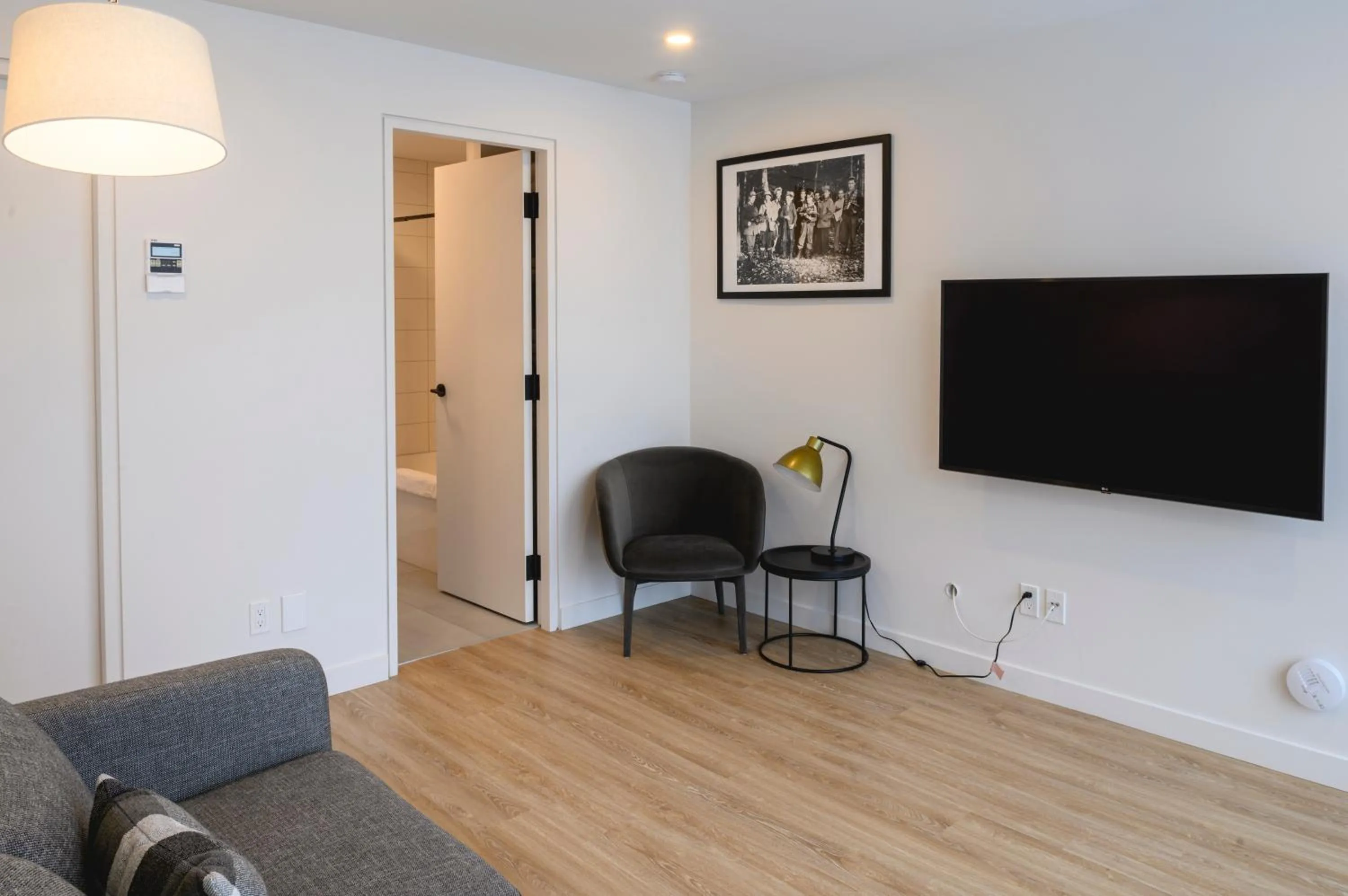 Living room in Station Touristique Duchesnay - Sepaq