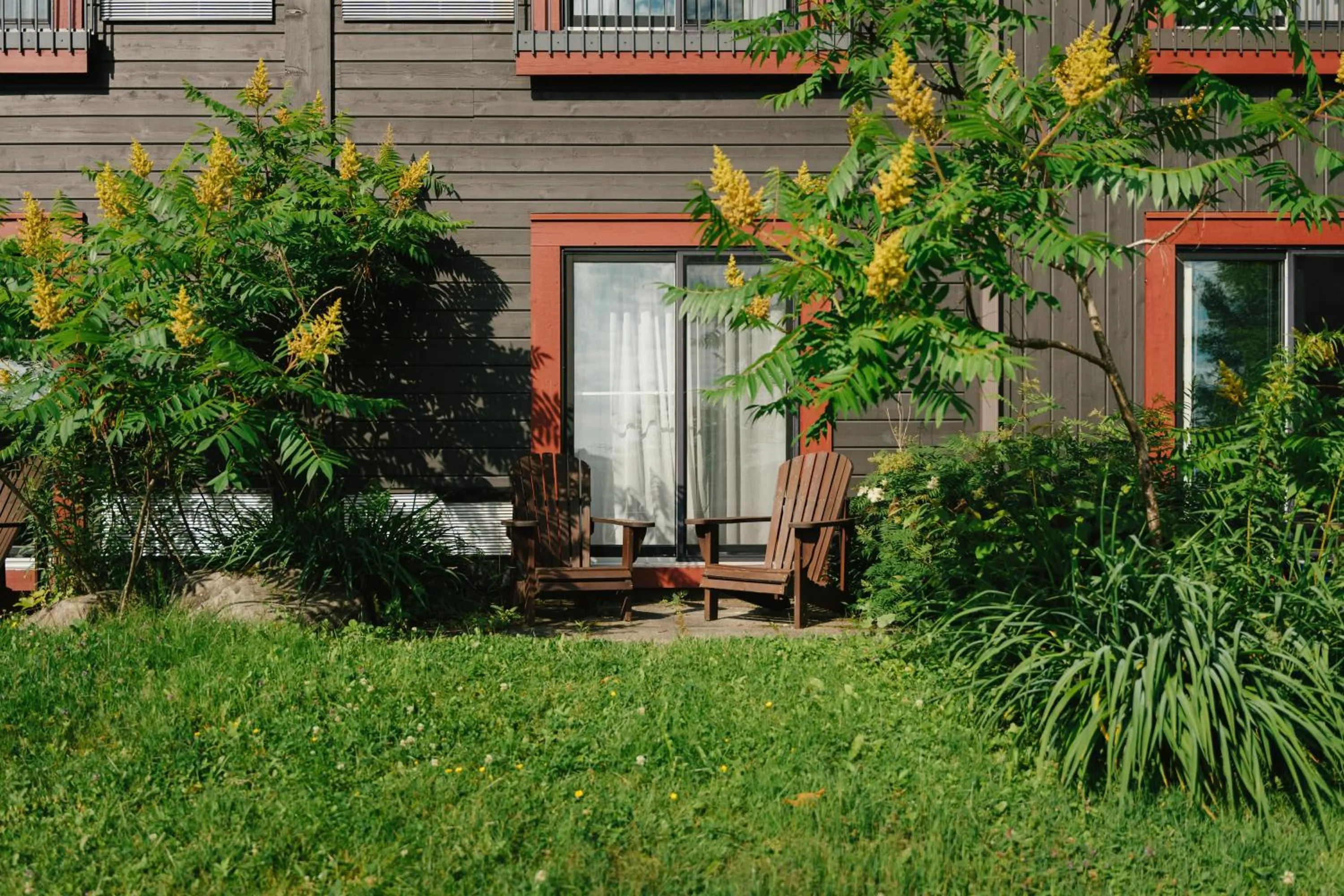 Balcony/Terrace in Station Touristique Duchesnay - Sepaq