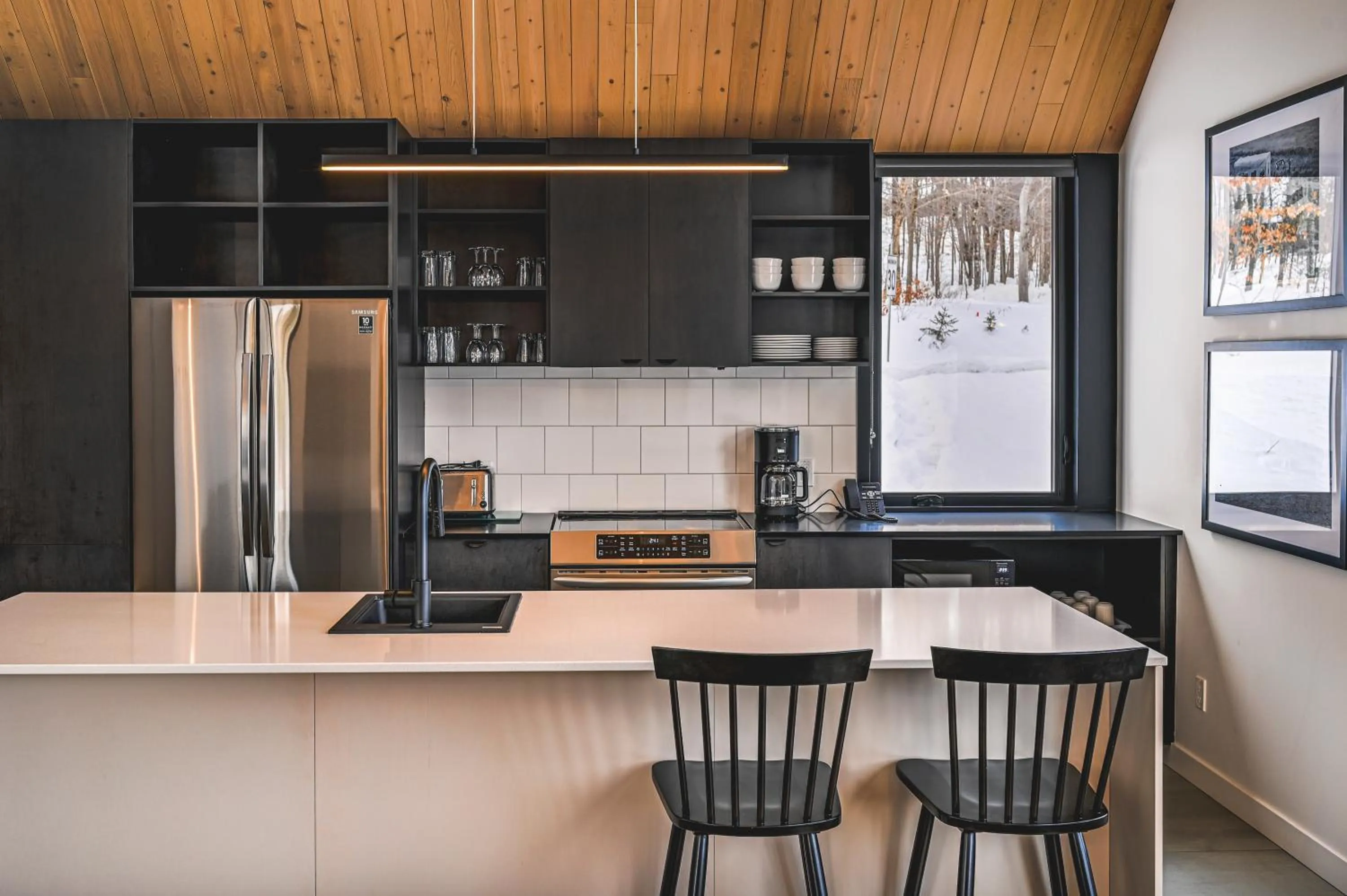 kitchen in Station Touristique Duchesnay - Sepaq
